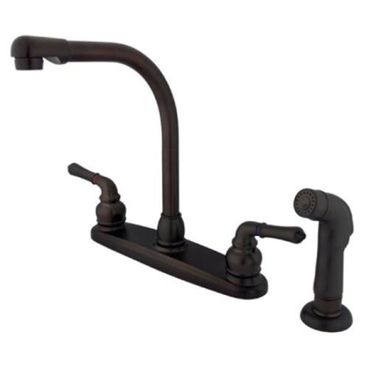 Kingston Brass KB755SP Magellan Centerset Kitchen Faucet, Oil Rubbed Bronze