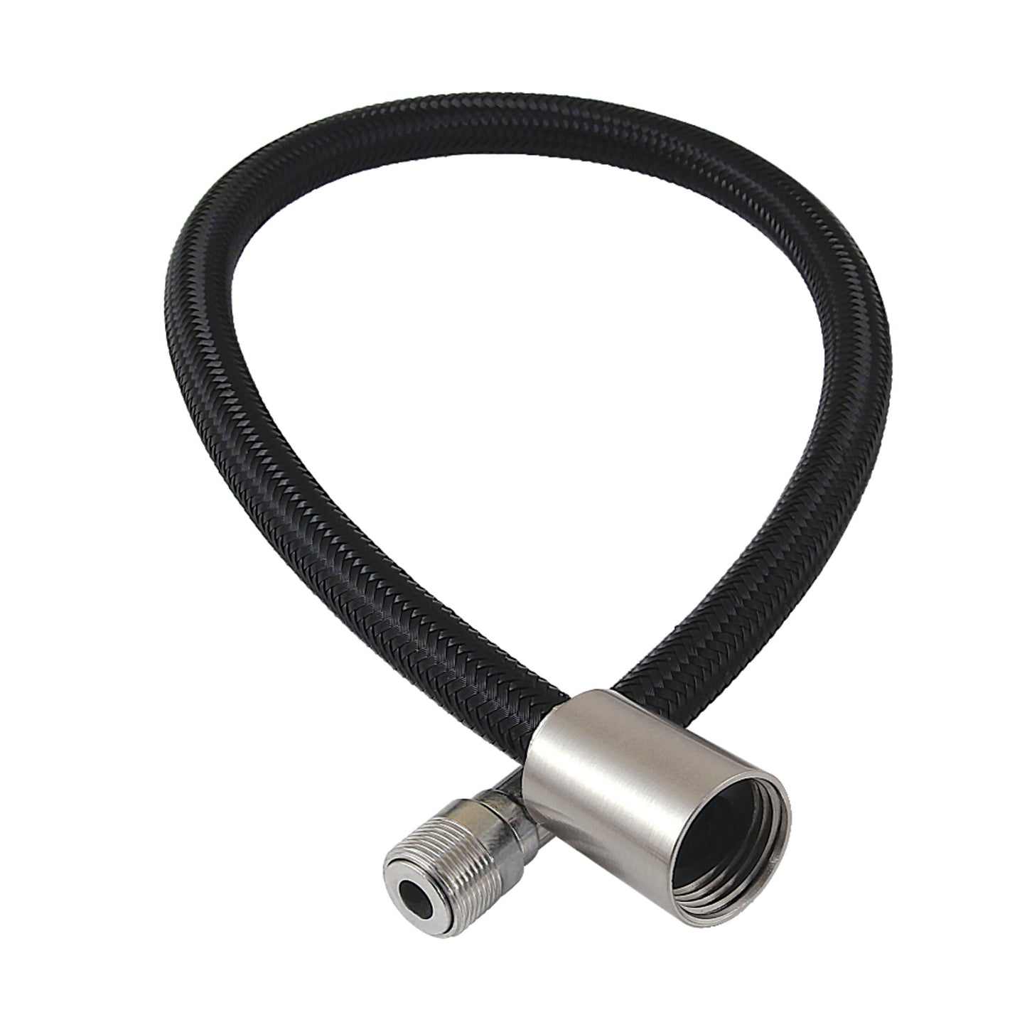 Kingston Brass LSSPRHOSE208 20" Braided Pull Down Kitchen Faucet Spray Hose, Brushed Nickel