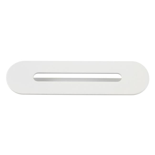 Kingston Brass TC402W Made To Match Bathtub Overflow Hole Cover, Matte White