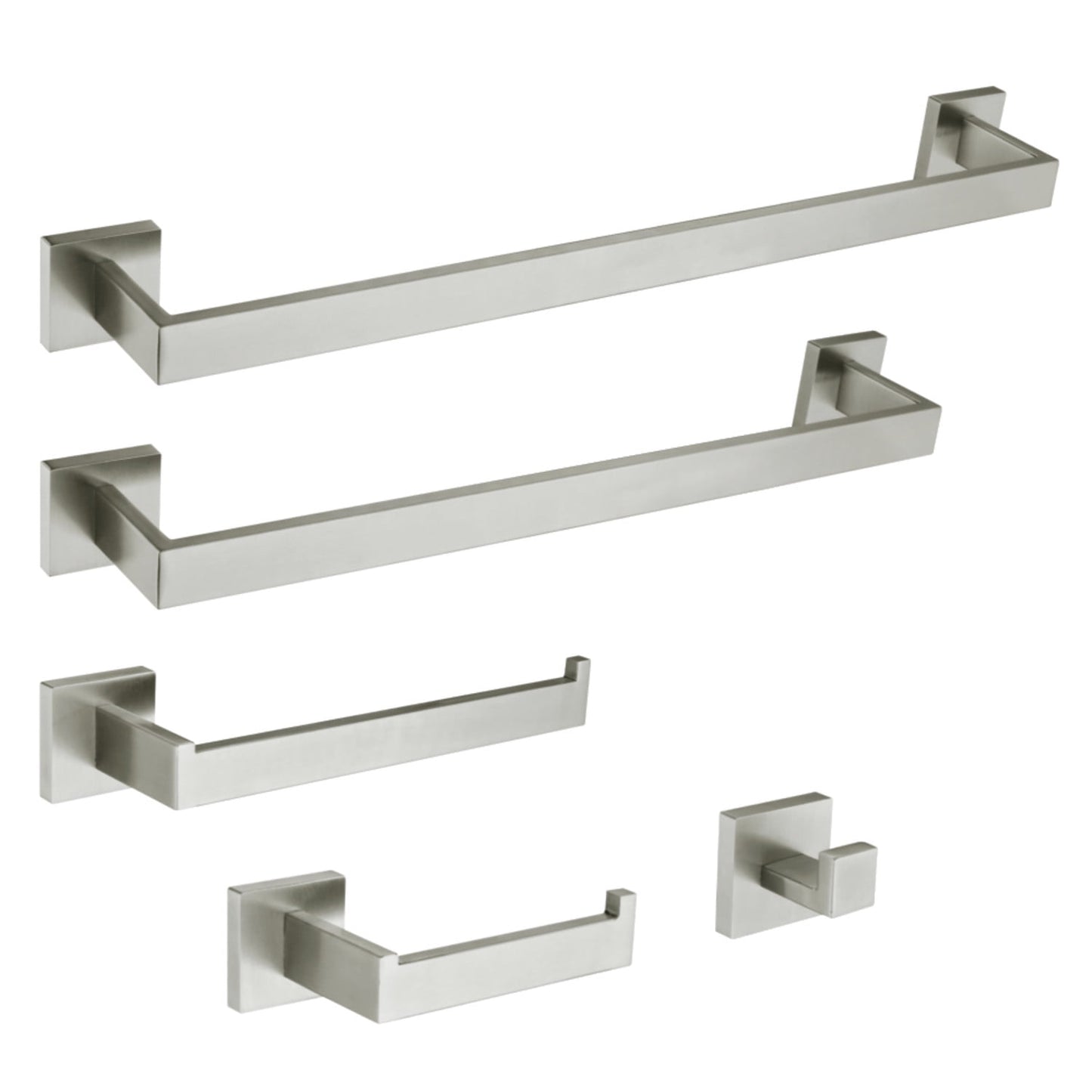 Kingston Brass Markus 5-Piece Bathroom Accessory Set, Brushed Nickel