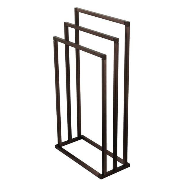 Kingston Brass SCC8335 Modern Edenscape 3-Tier Pedestal Towel Rack - Oil Rubbed Bronze