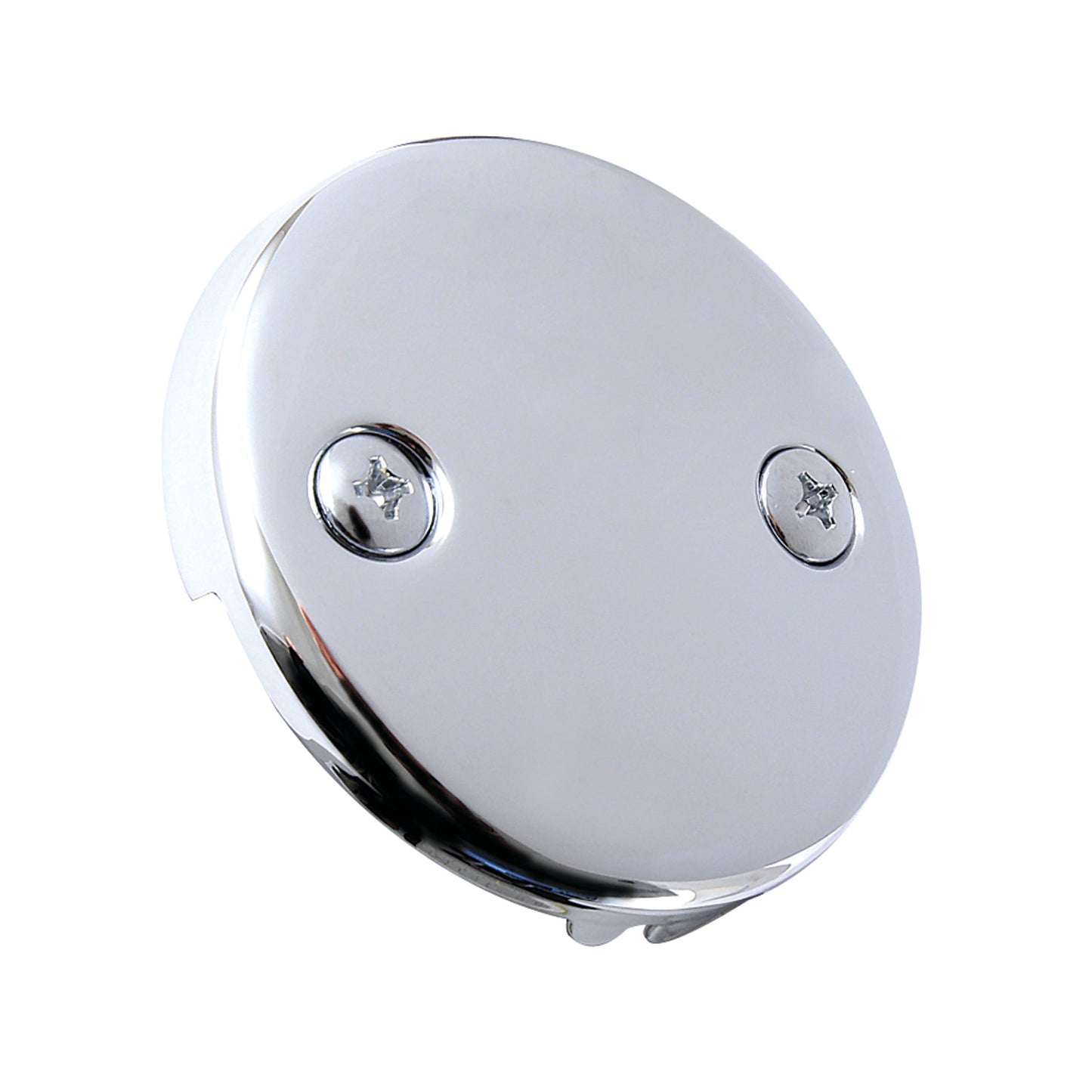 Kingston Brass DTT101 Round Bathtub Overflow Plate in Polished Chrome