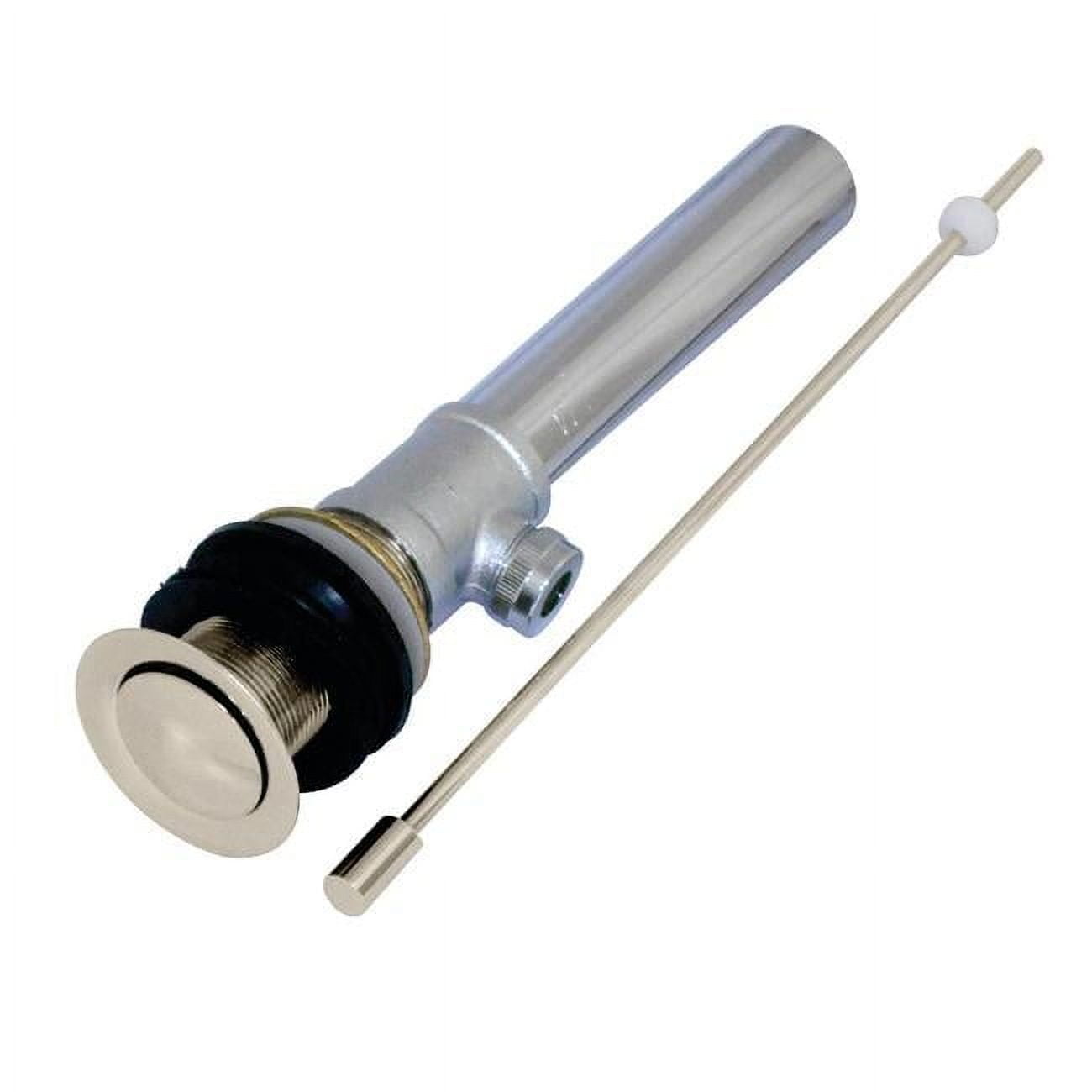 Kingston Brass Polished Nickel Pop-Up Drain Without Overflow KS8106