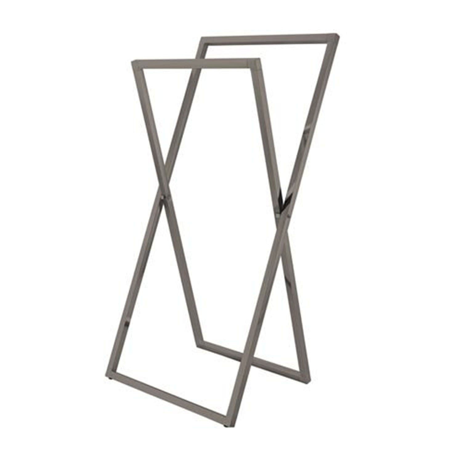 Kingston Brass SCC8298 Pedestal X Style Iron Construction Towel Rack