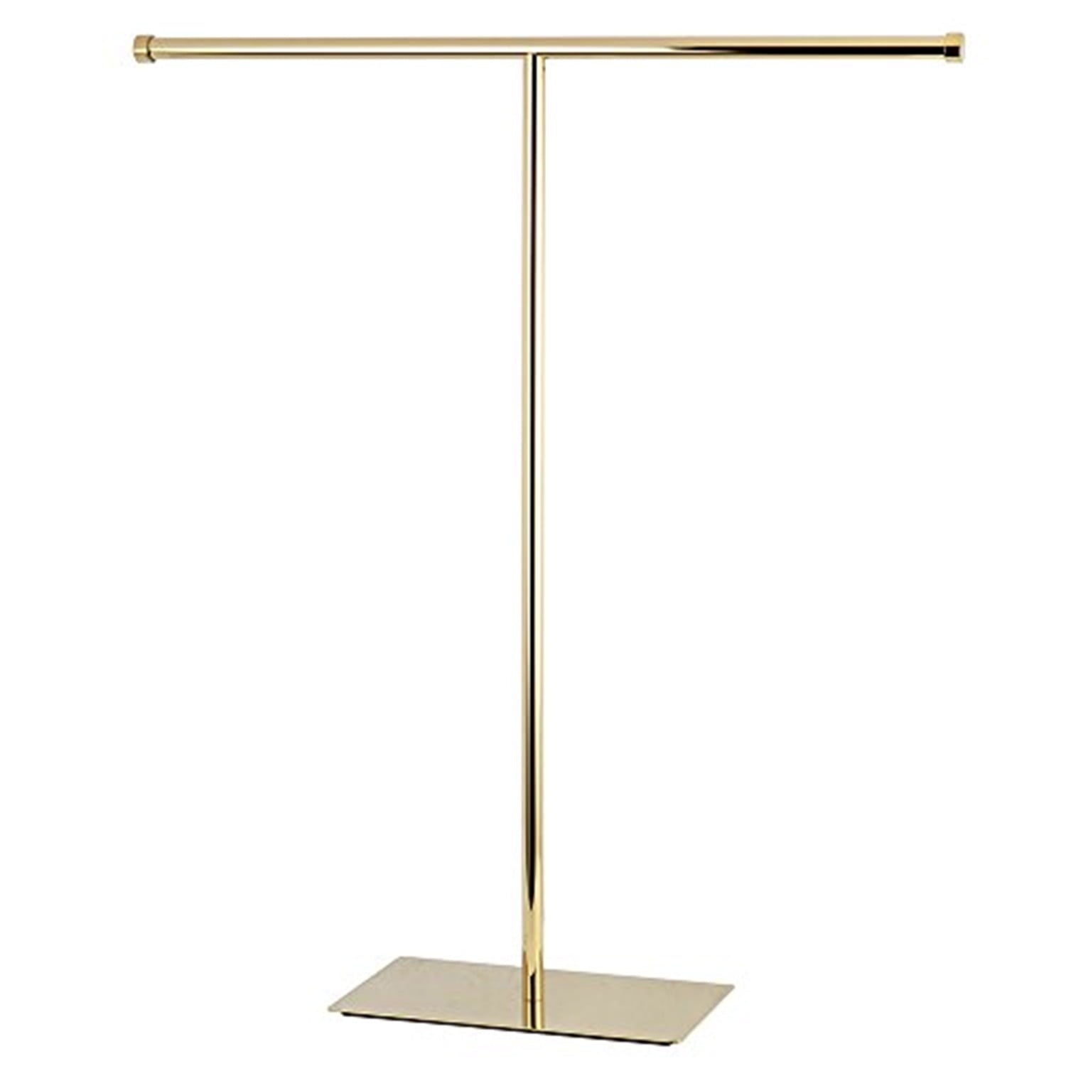 Kingston Brass CC8201 T-Shape Claremont Towel Rack, Polished Chrome