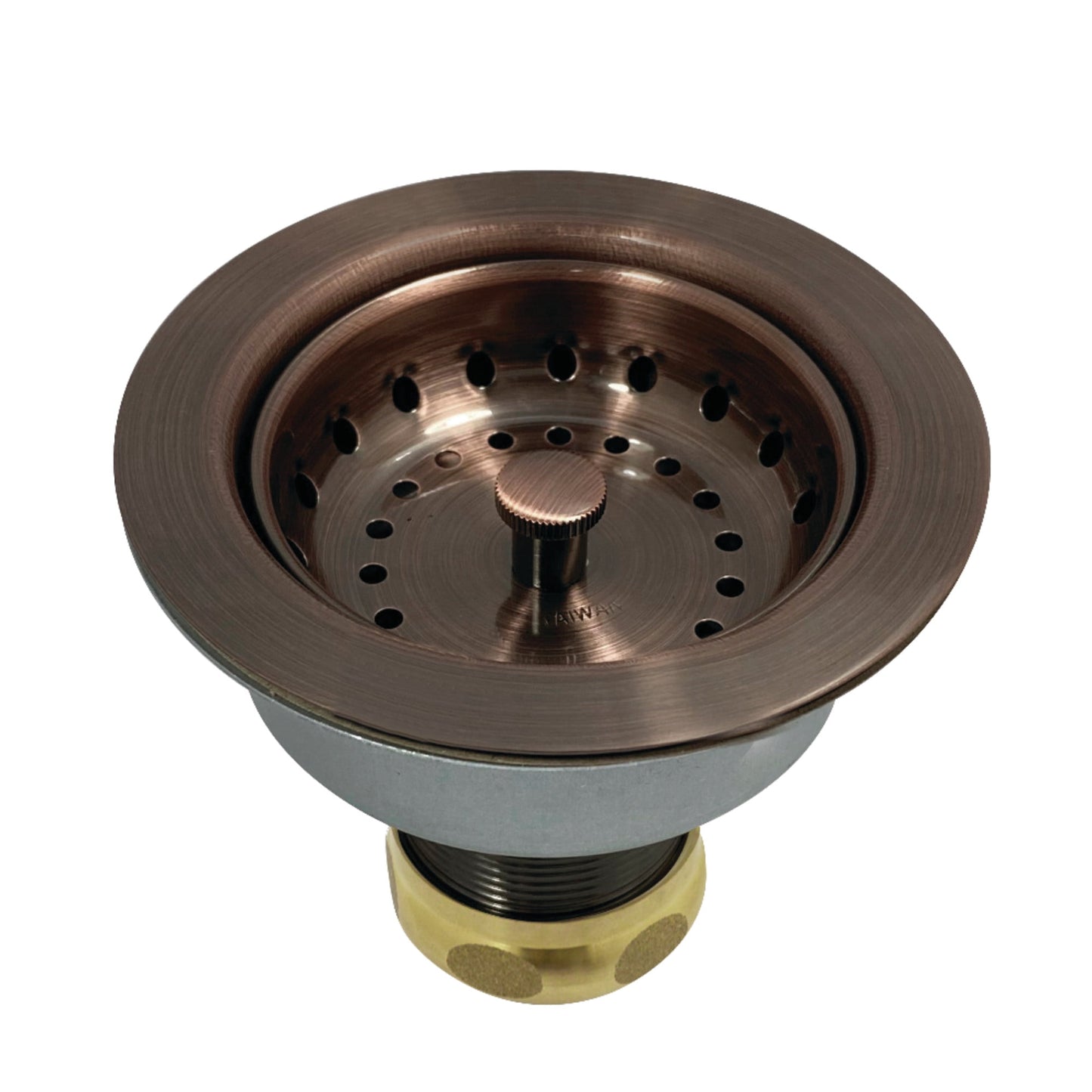 Kingston Brass K112AC Tacoma Kithchen Sink Basket Strainer in Antique Copper