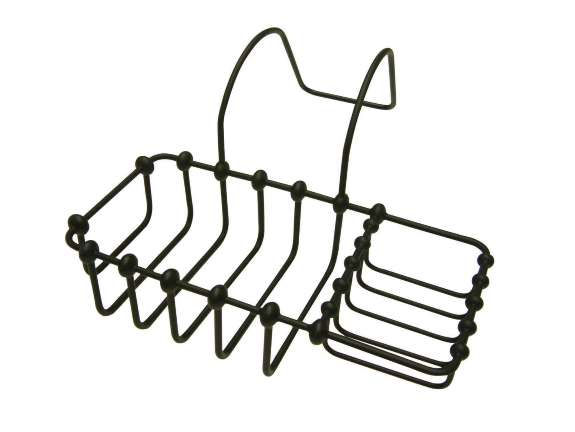 Kingston Brass CC2165 8-3/8 Inch Clawfoot Tub Hanging Soap and Sponge Holder in Oil Rubbed Bronze