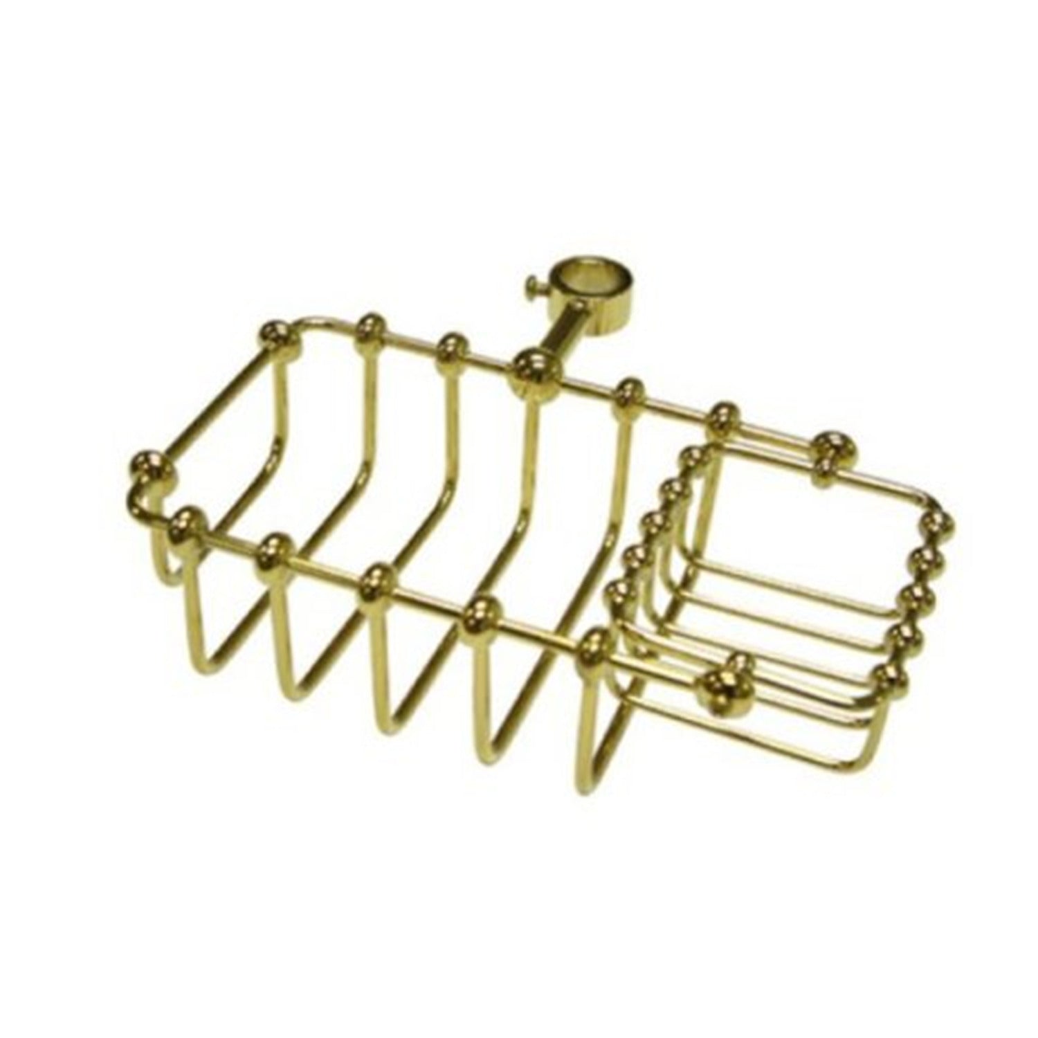 Kingston Brass Vintage Shower Riser Mounted Soap Basket