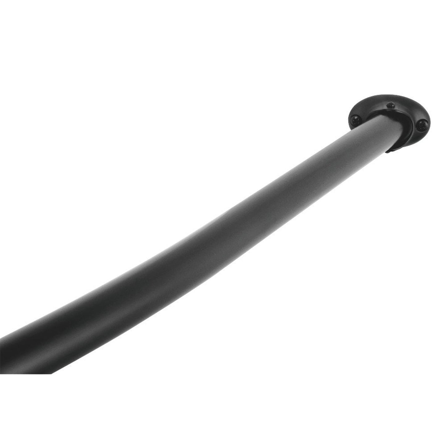 Kingston Brass CC3170 Vintage Stainless Steel Adjustable Curved Shower Rod, Black