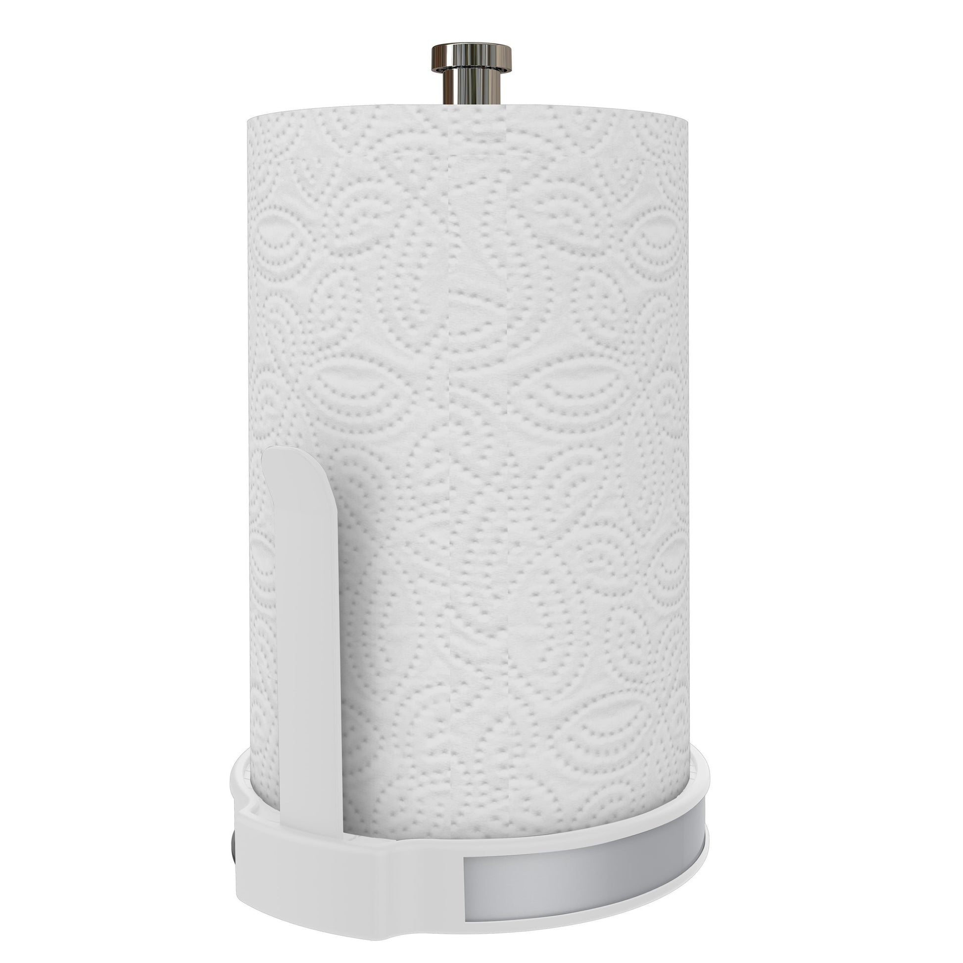 Kitchen Details Paper Towel Holder with Deluxe Tension Arm in White
