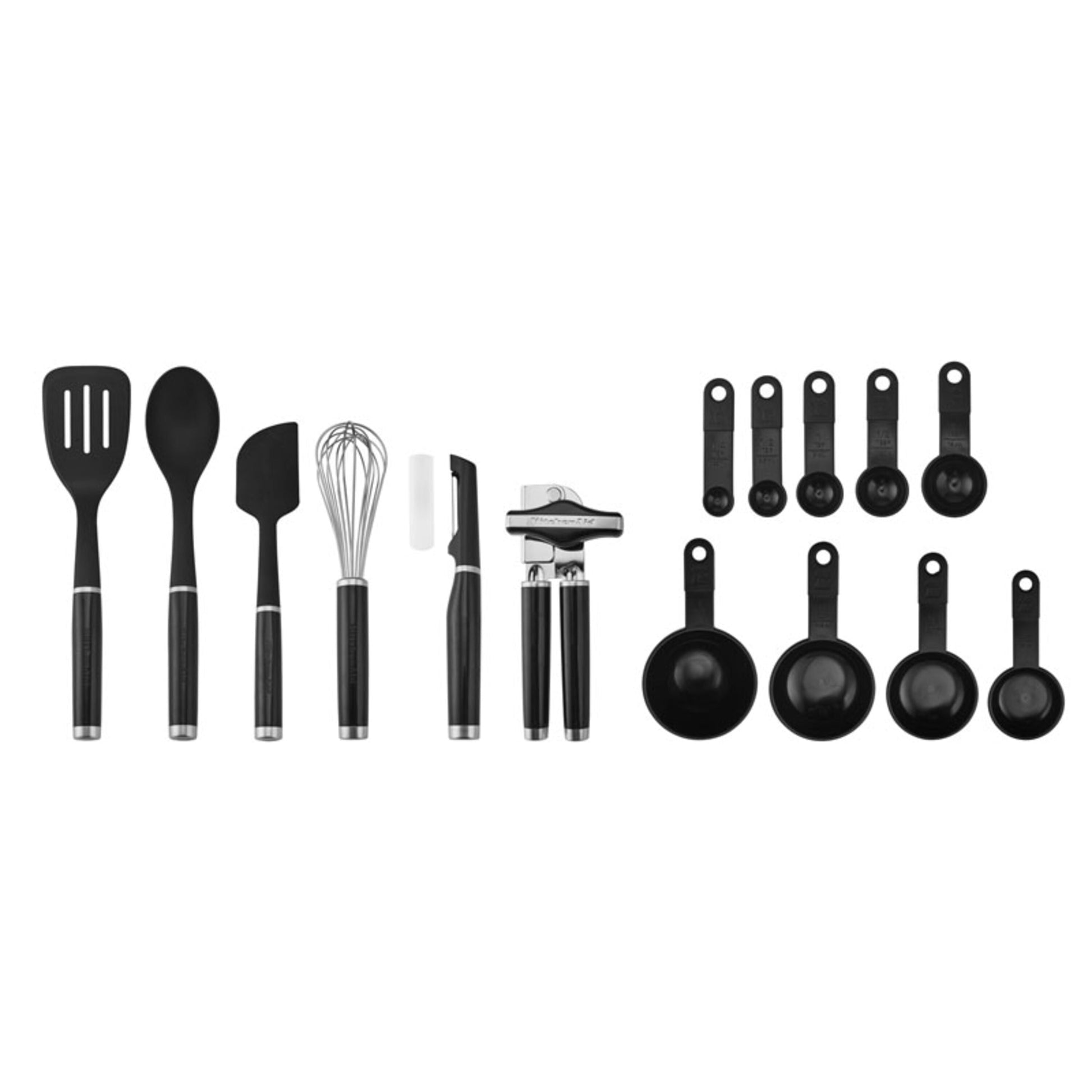 KitchenAid 15-Piece Tool and Gadget Kitchen Utensil Sets in Black