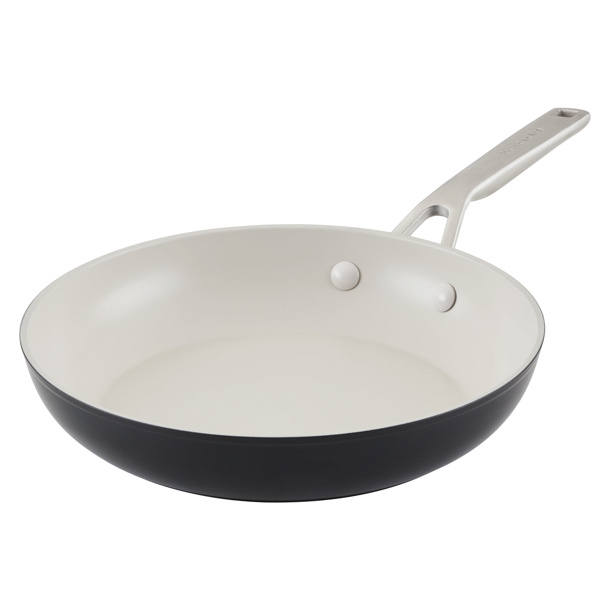 KitchenAid Hard Anodized 10 Inch Ceramic Nonstick Frying Pan, Oven Safe to 500Ã‚Â°F, Matte Black