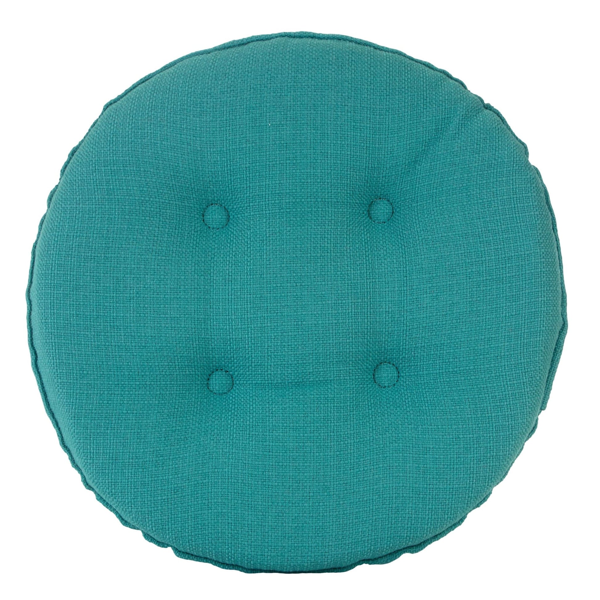Klear Vu Gripper 14" x 14" Omega Tufted Bar Stool Cushion - Set of 2