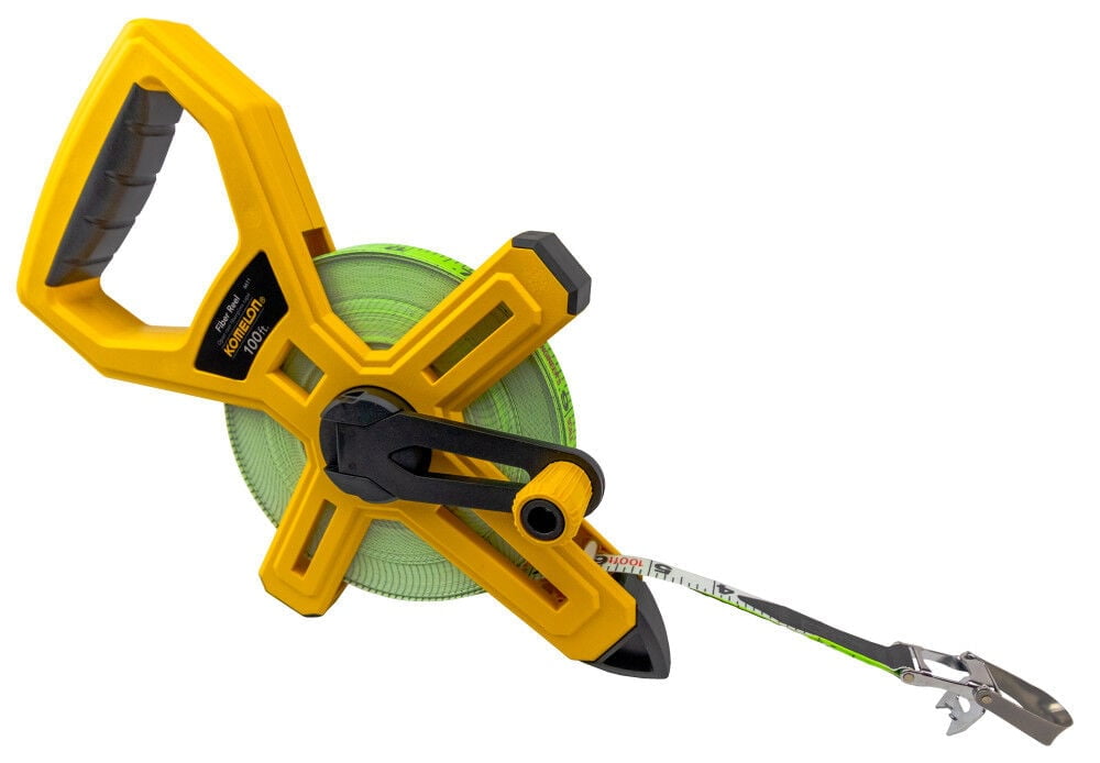 Komelon 6622 200ft Open Reel Fiberglass Tape Measure