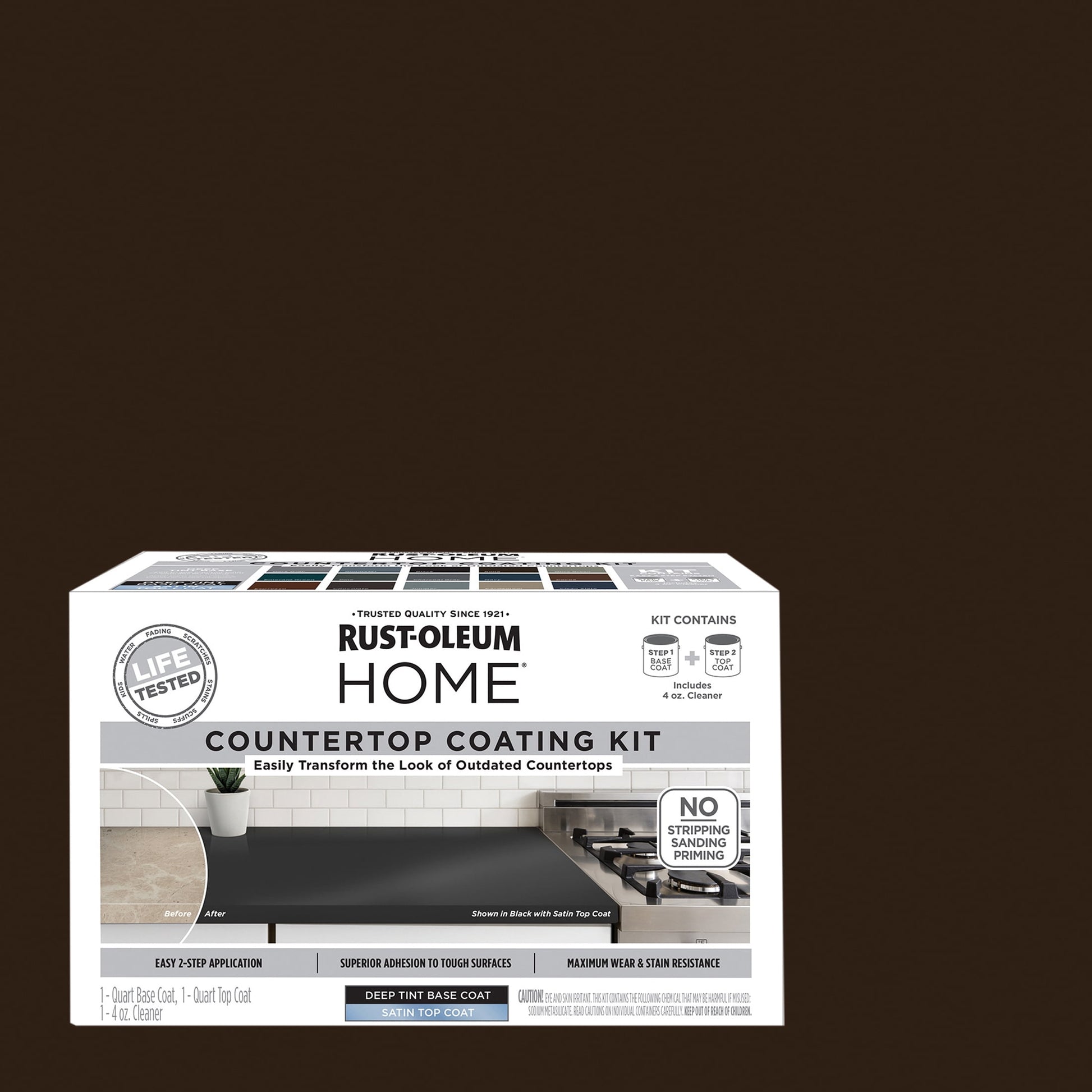 Kona, Rust-Oleum HOME Countertop Satin Coating Kit-38496312T, Quart