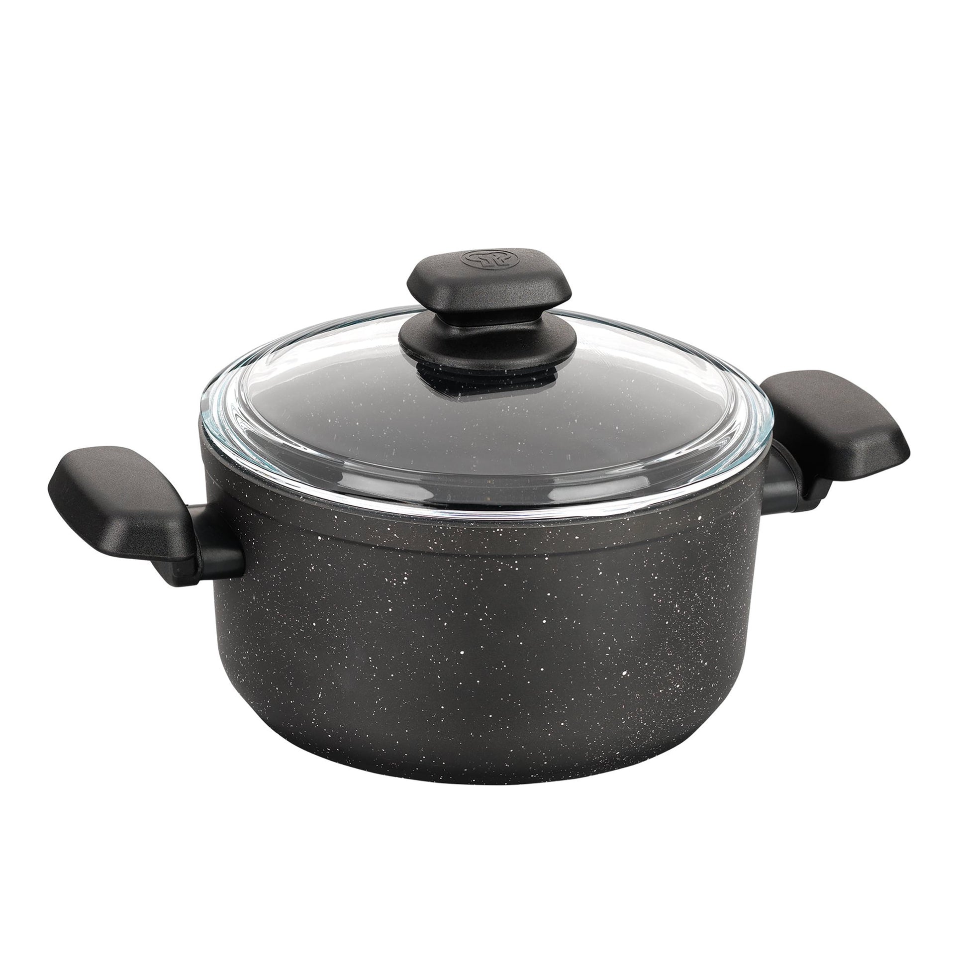 Korkmaz Ornella 2 Piece 2 Liter Quart Aluminum Nonstick Saucepan with Lid