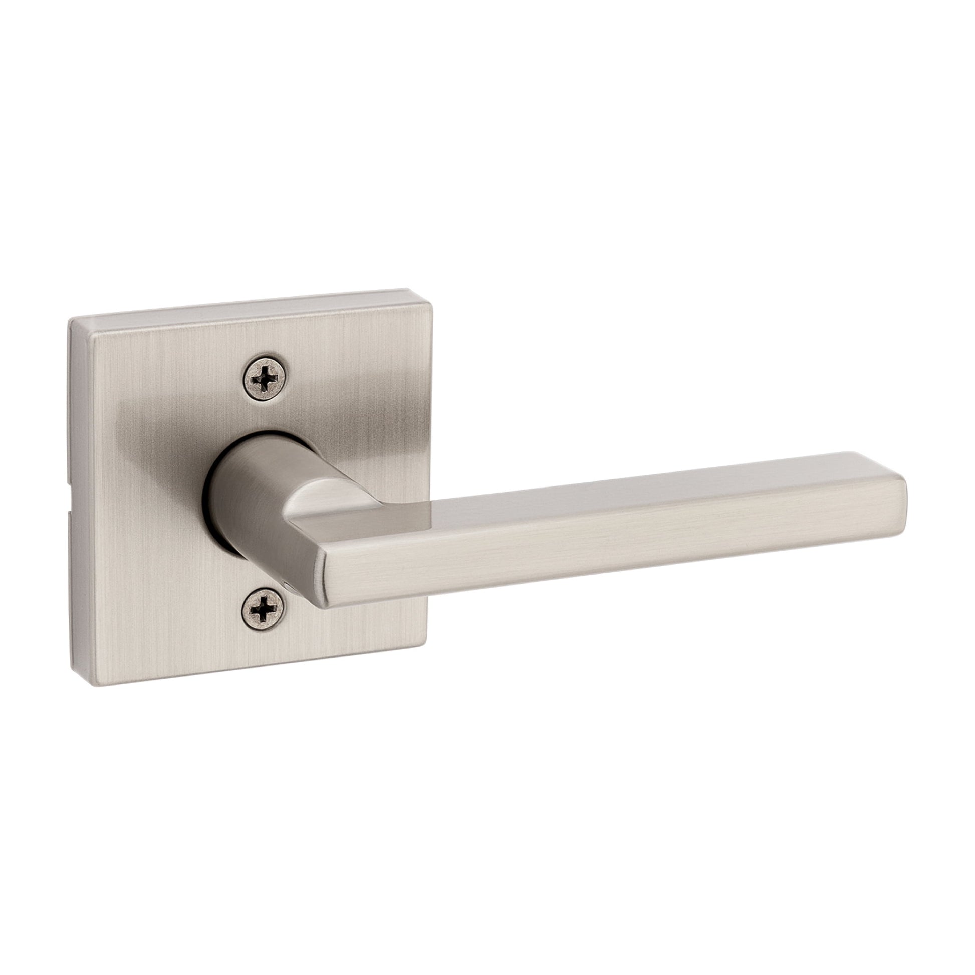 Kwikset Halifax Square Privacy Lever Doorknob Matte Black
