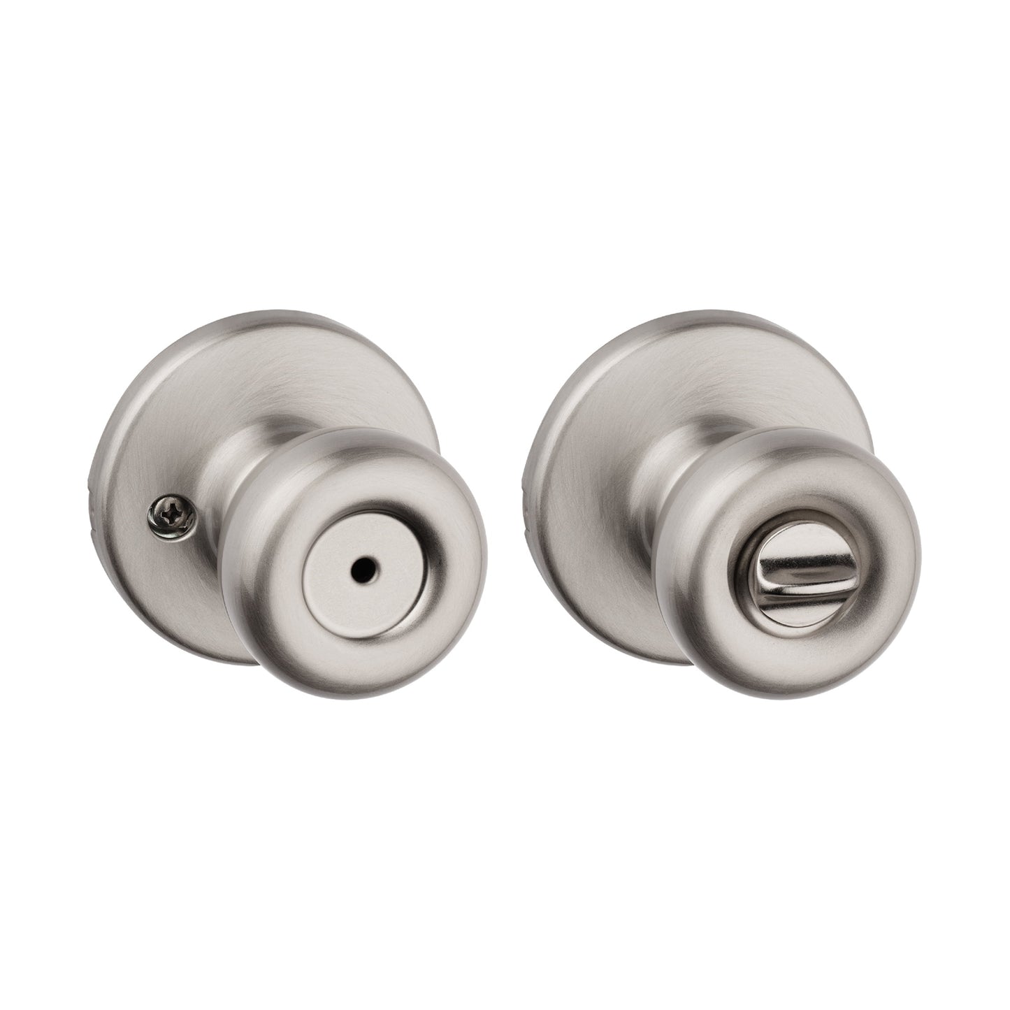 Kwikset Tylo Privacy Doorknob Satin Chrome
