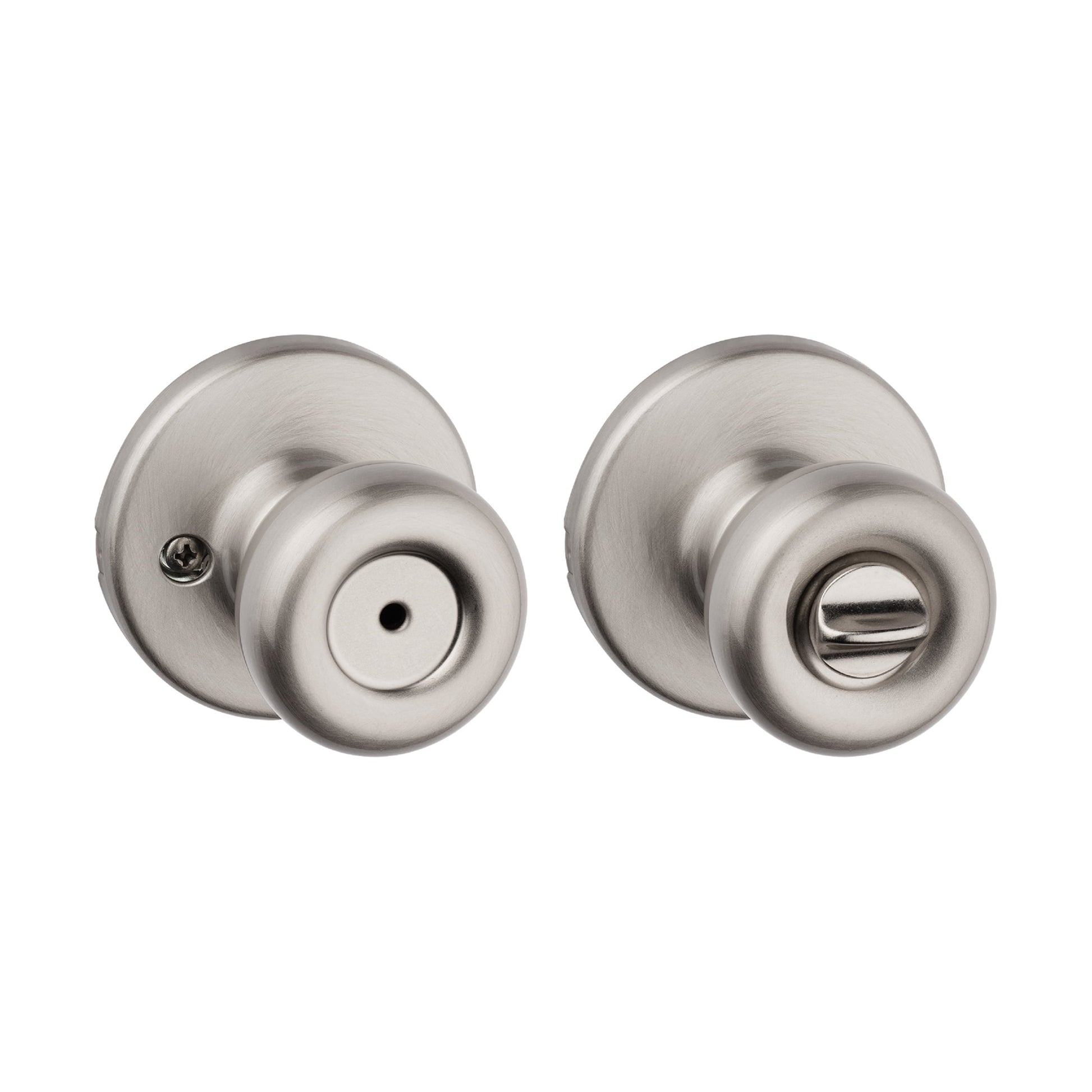 Kwikset Tylo Privacy Doorknob Satin Chrome