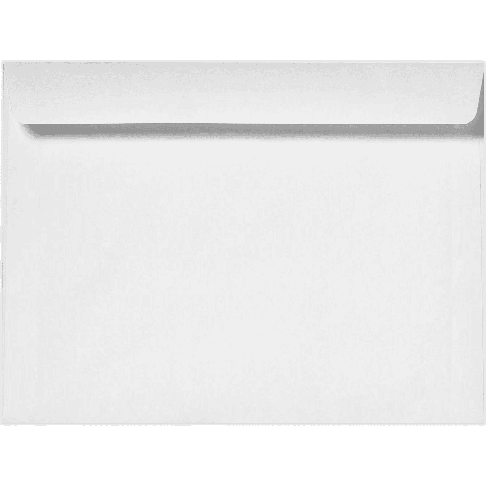 LUXPaper 10 x 15 Booklet Envelopes, Bright White, 50/Pack