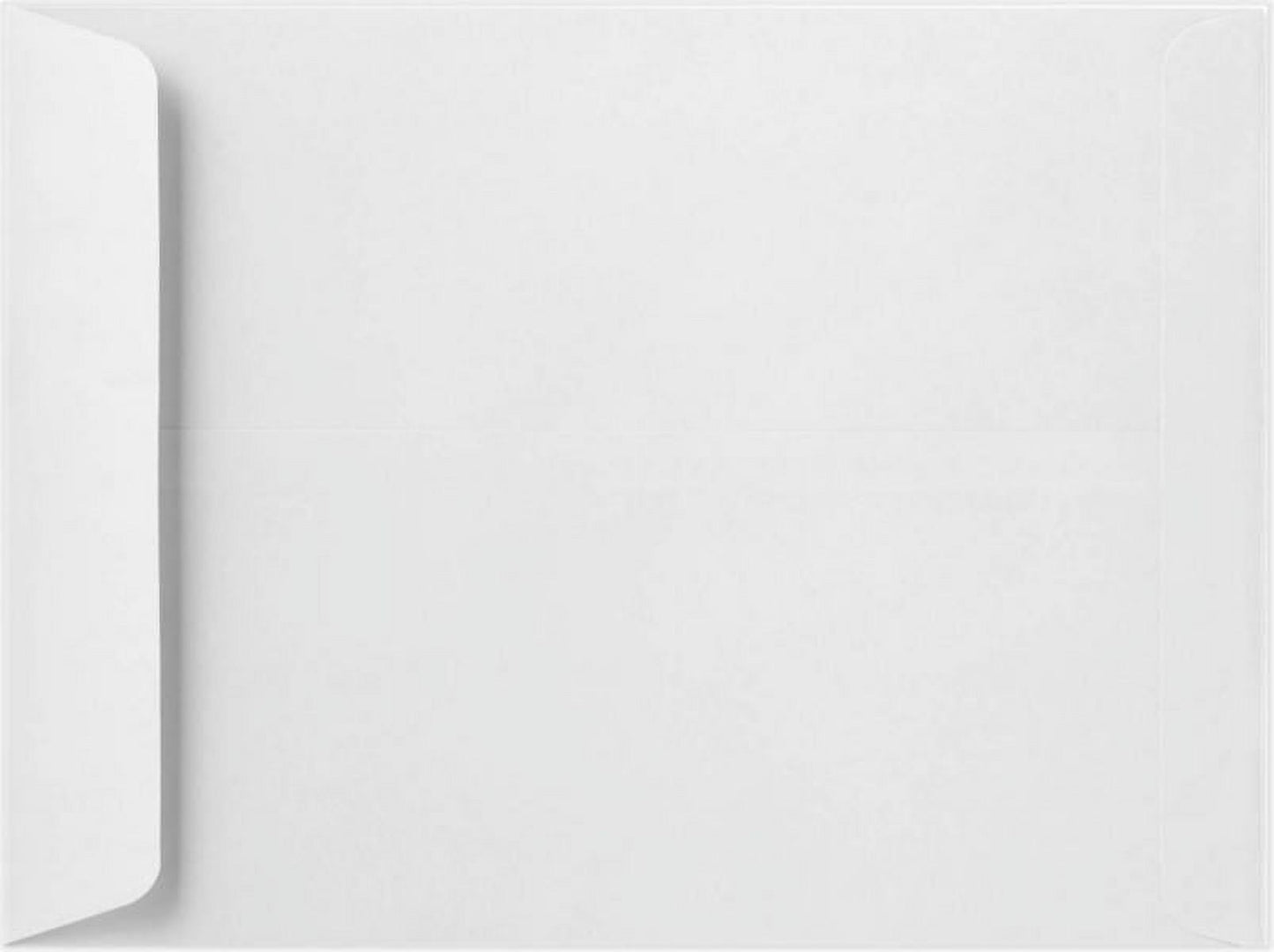 LUXPaper 11 1/2 x 14 1/2 Open End Envelopes, Bright White, 250/Pack