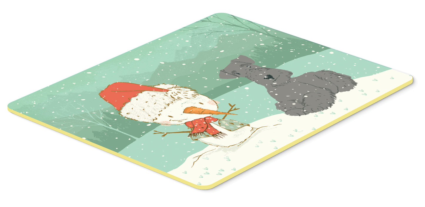 Lakeland Terrier Snowman Christmas Kitchen or Bath Mat 24x36