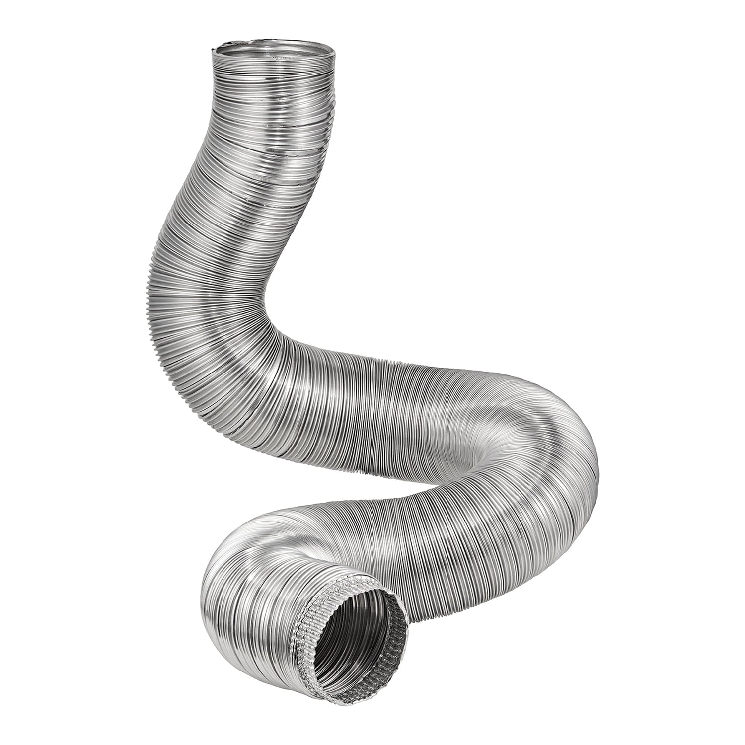 Lambro 6-In. x 8-Ft. T-LOCK UL 181 Class 0 HVAC Semi-Rigid Air Duct with 1 Crimped End and Double-Lock Design, 296FUL