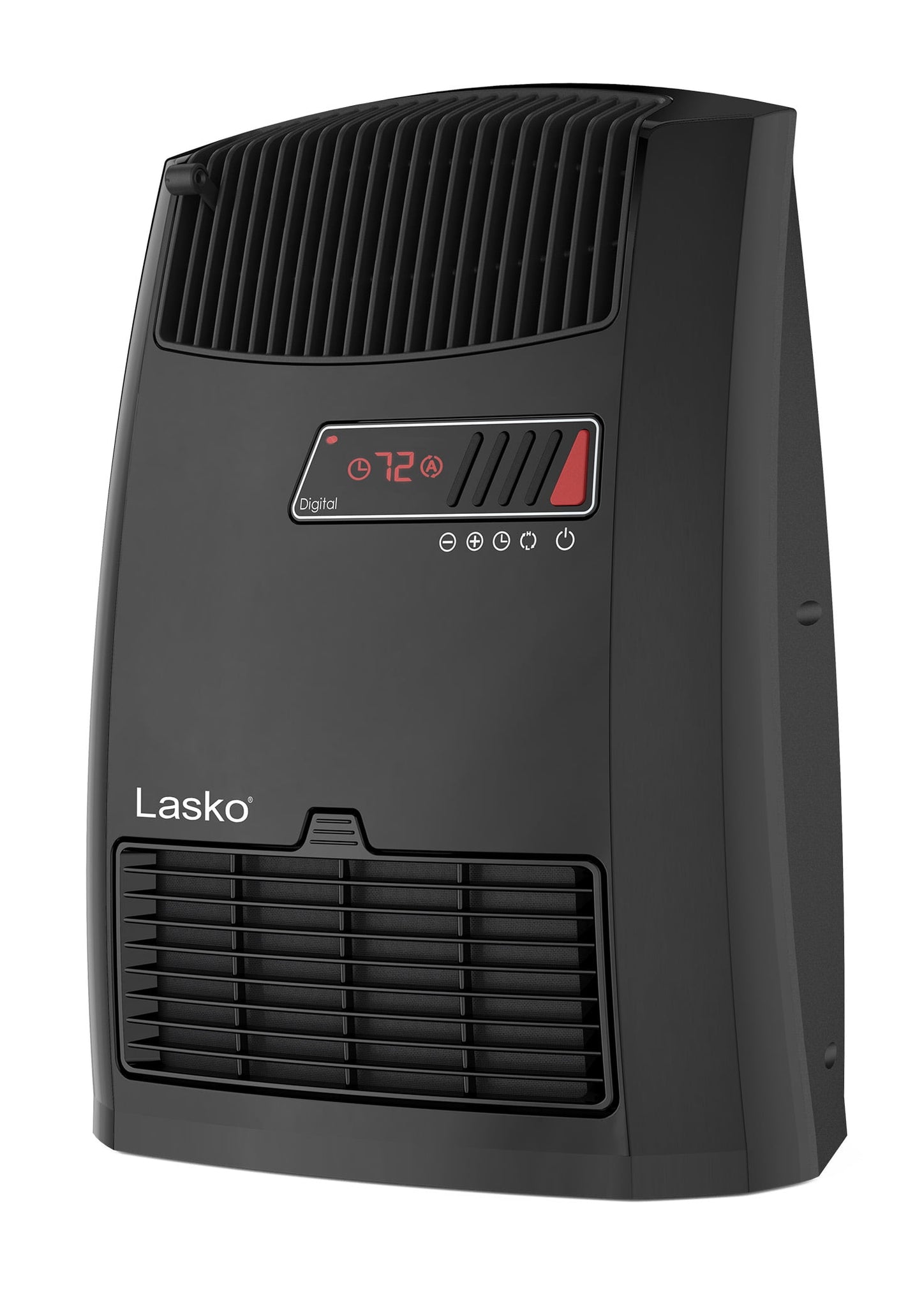 Lasko 13.5" 1500W Electric Ceramic Space Heater with Timer and Thermostat, Black, CC13700