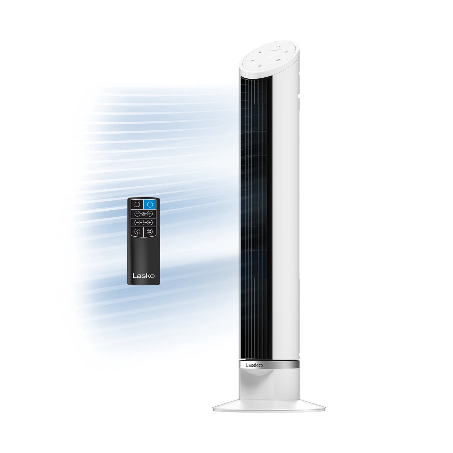 Lasko 36" 12-Speed Oscillating, Remote, 12-Hour Timer, DC Tower Fan TDC365