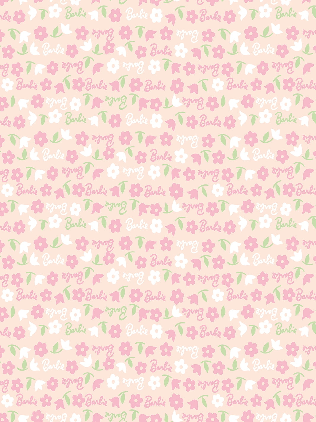 Learns to Cook Removable Vinyl Wallpaper by Barbie - Peach