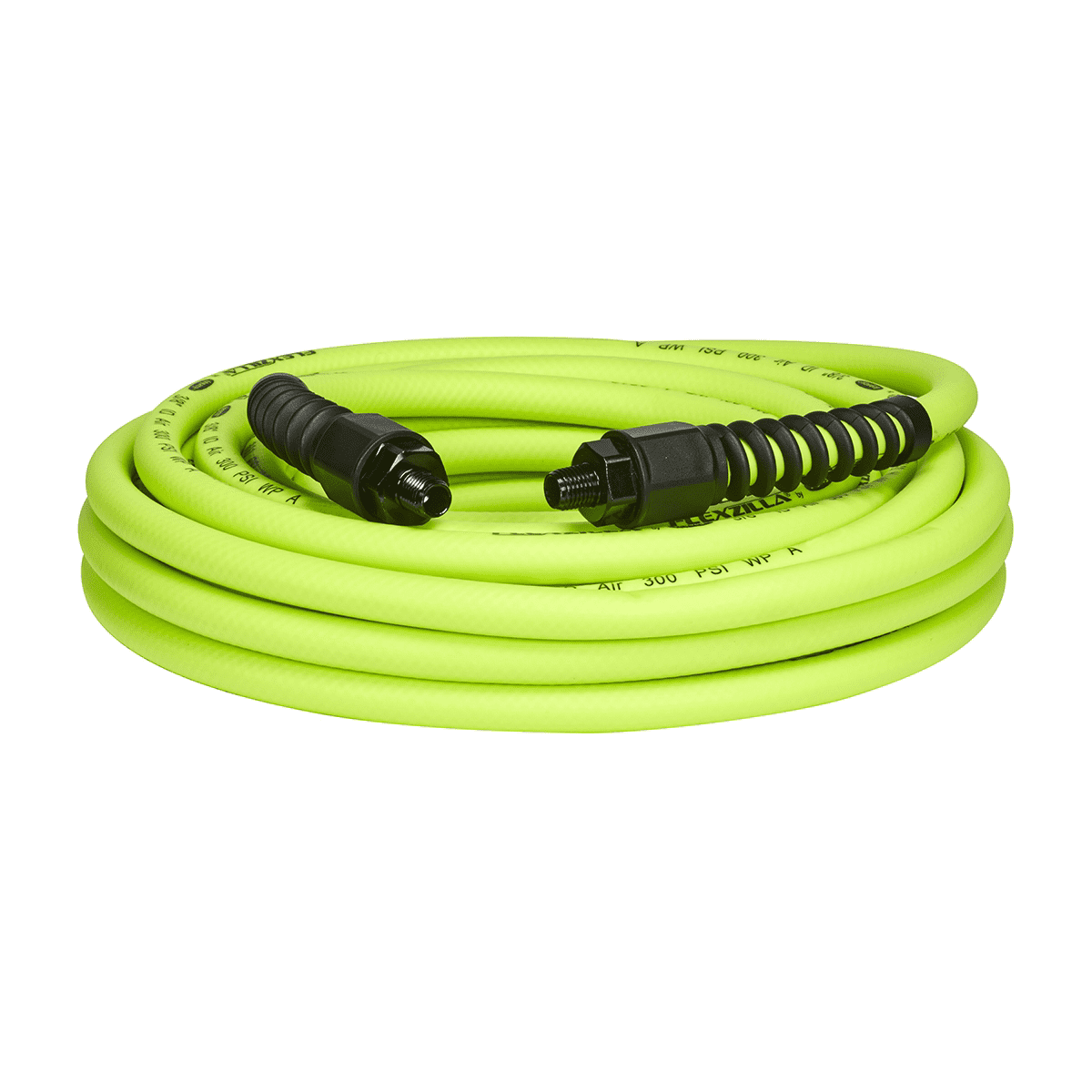 Legacy HFZP3825YW2 Flexzilla Pro Air Hose, 3/8" x 25', 1/4" MNPT Fittings