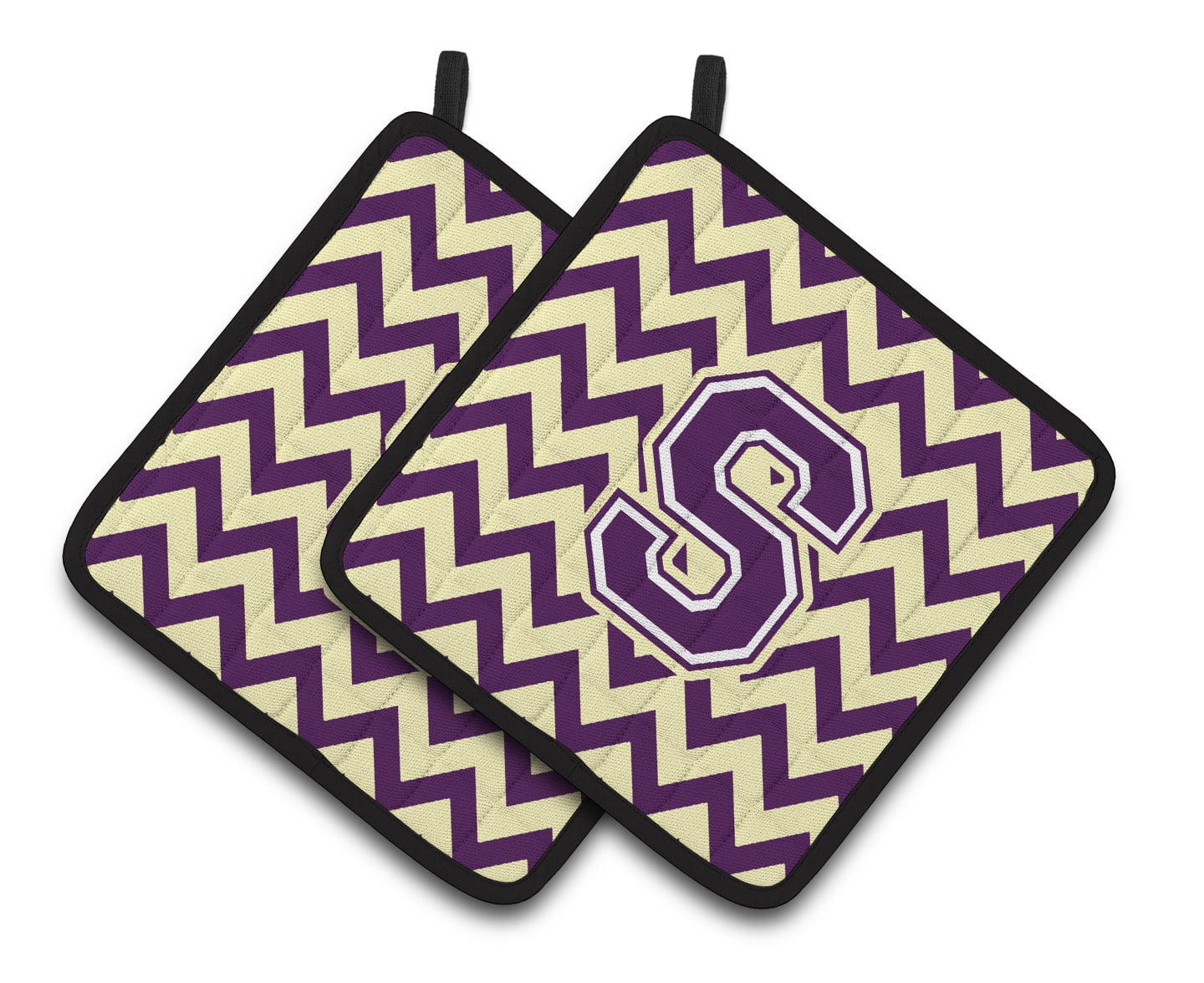 caroline's treasures chevron potholder (set of 2)