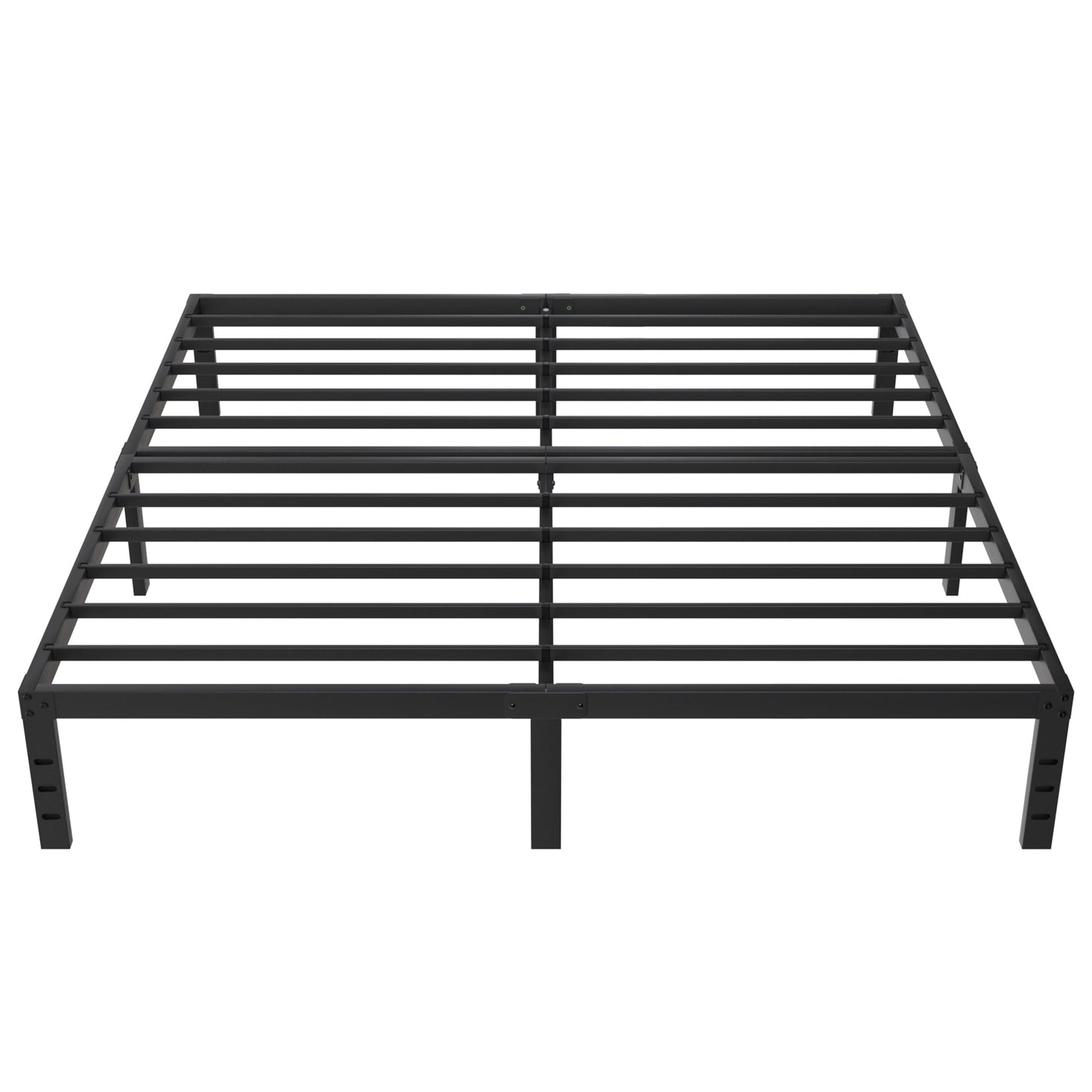 Leumius 14" King Bed Frame,Heavy Duty Metal Platform Bed with Storage Space Under Frame,No Box Spring Needed,Black