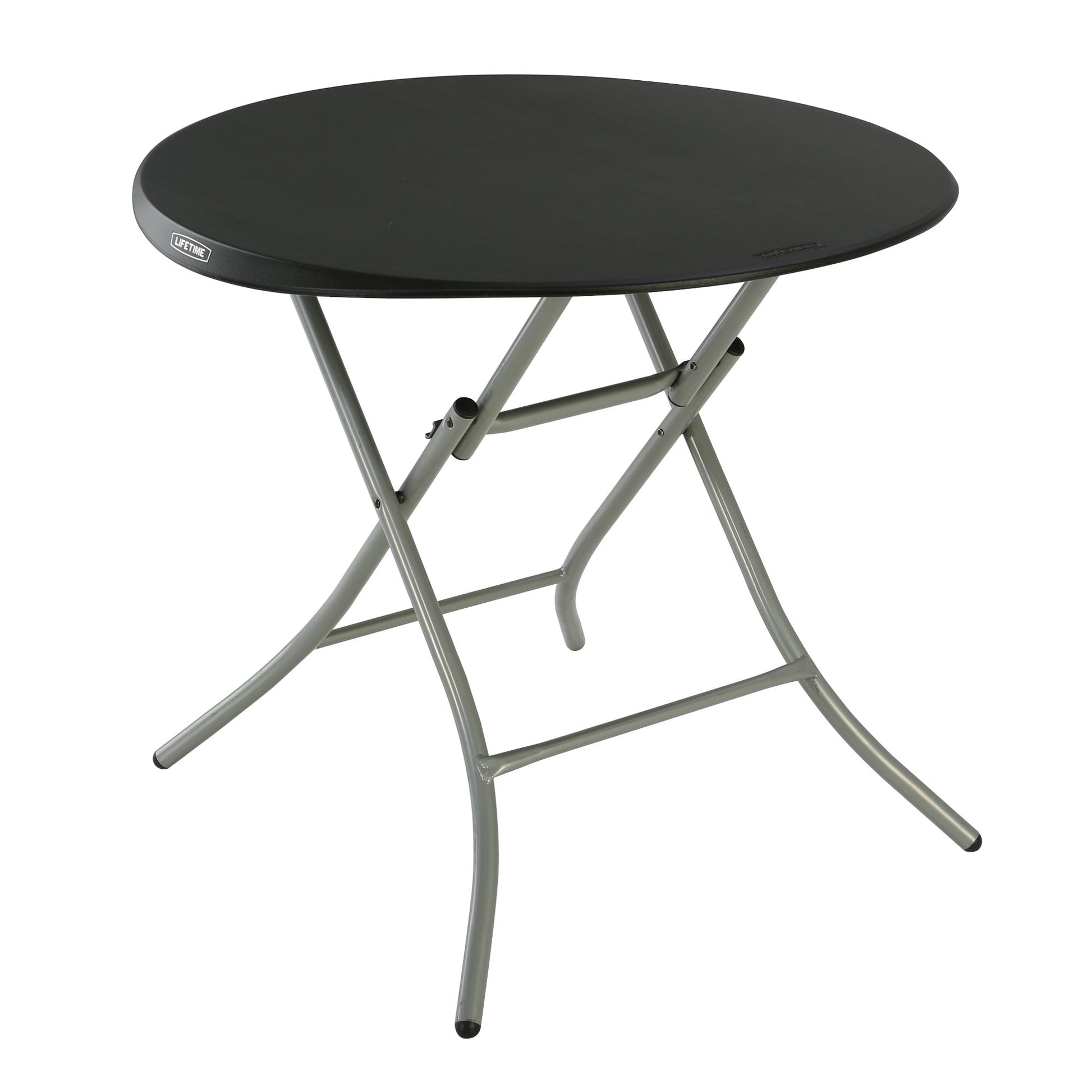 Lifetime 33 inch Round Table, Indoor/Outdoor Light Commercial Grade, Black (80351)