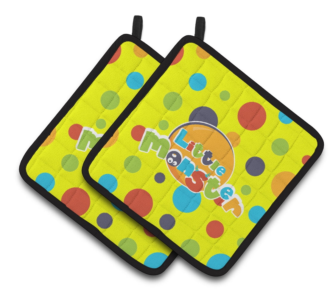 Little Monster Pair of Pot Holders