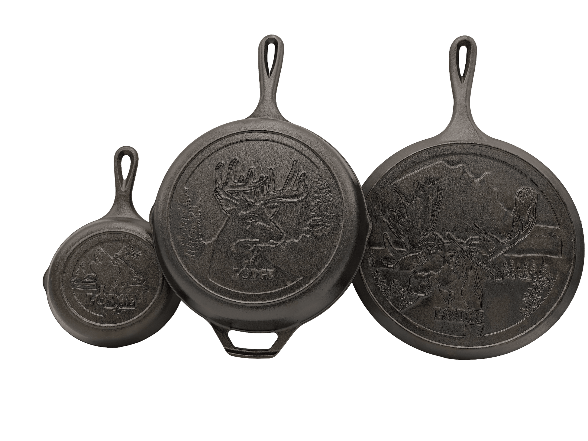Lodge Cast Iron 3 Piece Wildlife Set