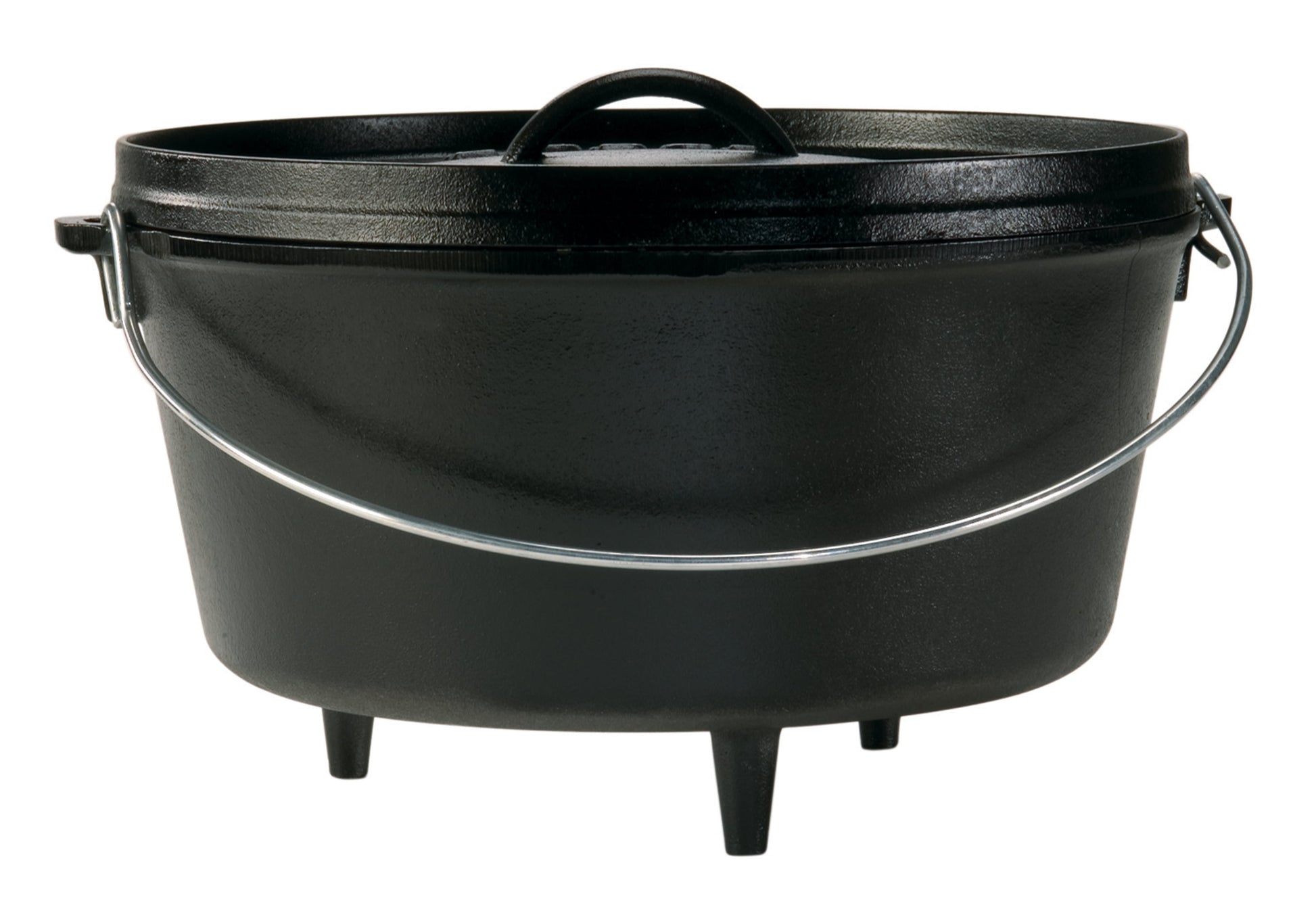 Lodge Cast Iron 12" / 8 Quart Seasoned Camp Dutch Oven