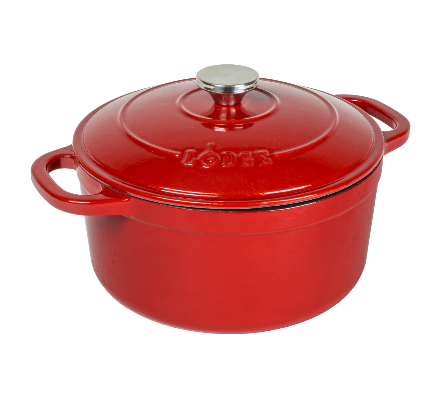 Lodge Enameled Cast Iron Dutch Ovens - 5.5 Quart Red