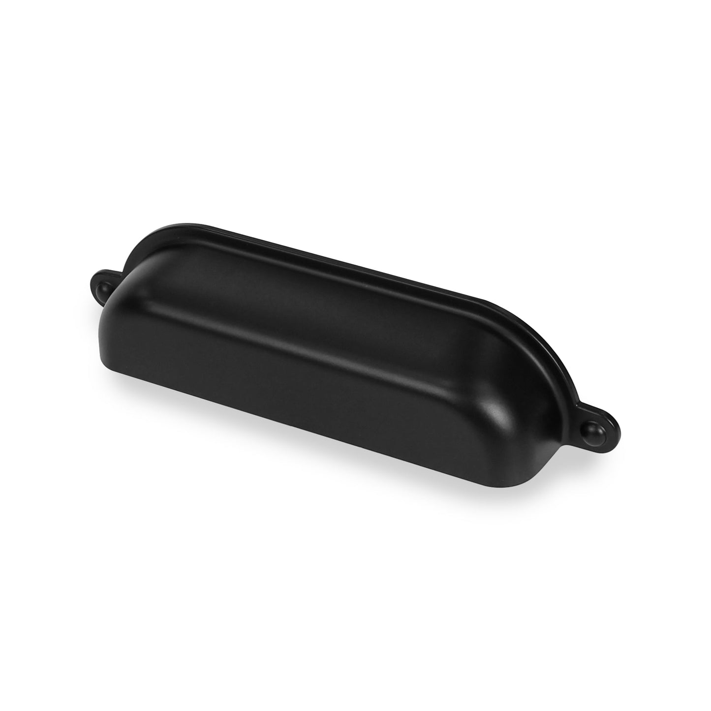 Lumi Home Furnishings Drawer Pull Vintage Library 3.75" Matte Black 4-Pack