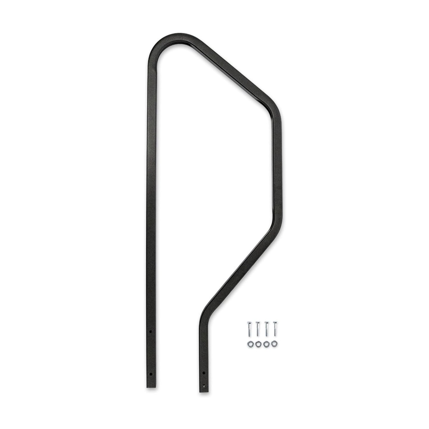 MOR/ryde STP214-121H Entry Step Hand Rail; StepAbove â„¢; Use With 2nd Generation StepAbove 3 Step RV Steps; Black; Powder Coated