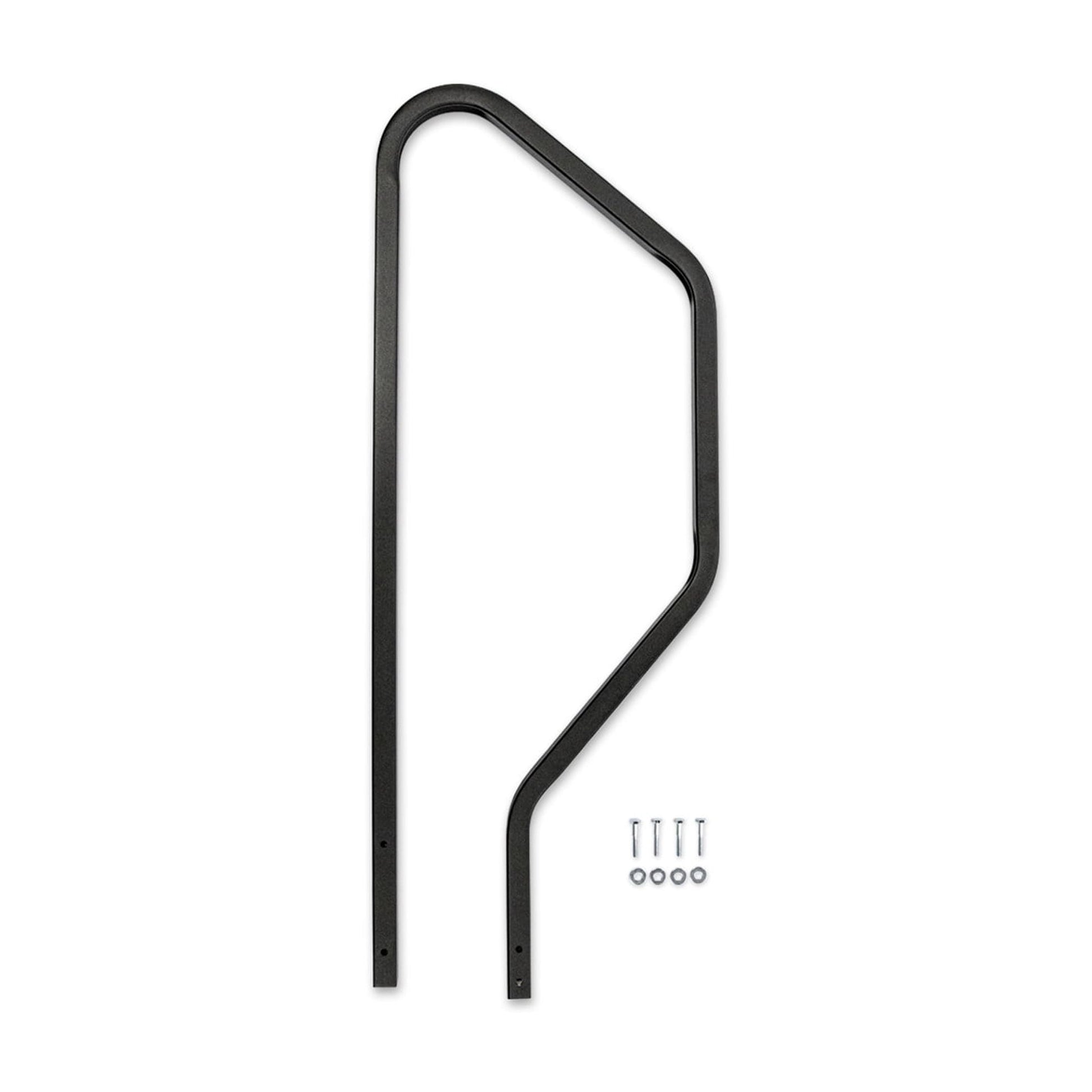 MOR/ryde STP214-121H Entry Step Hand Rail; StepAbove â„¢; Use With 2nd Generation StepAbove 3 Step RV Steps; Black; Powder Coated