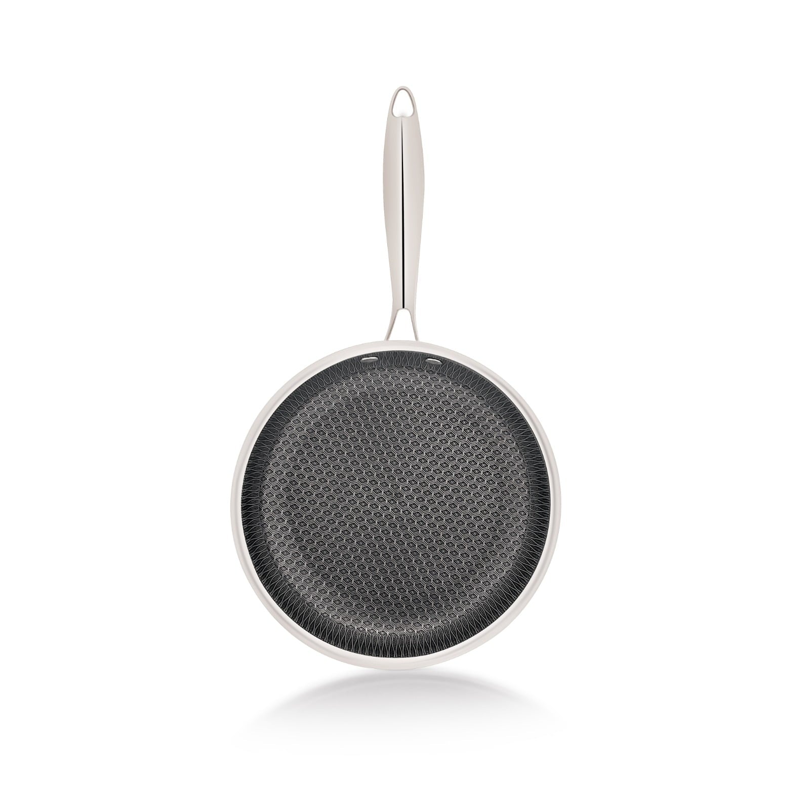 Mainstays 10" Tri Ply Hybrid Skillet With Stainless Steel Handle