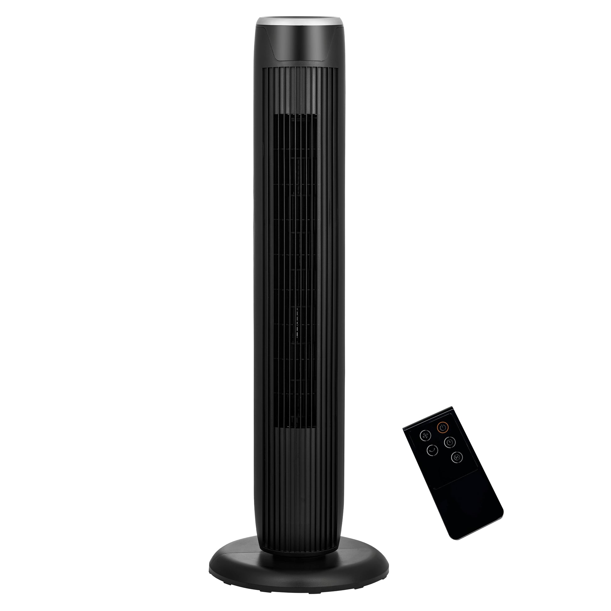 Mainstays Ventilador de Torre de 36 Pulgadas con 3 Configuraciones de Velocidad y OscilaciÃ³n, Control Remoto, Negro, MSWMT24JRV