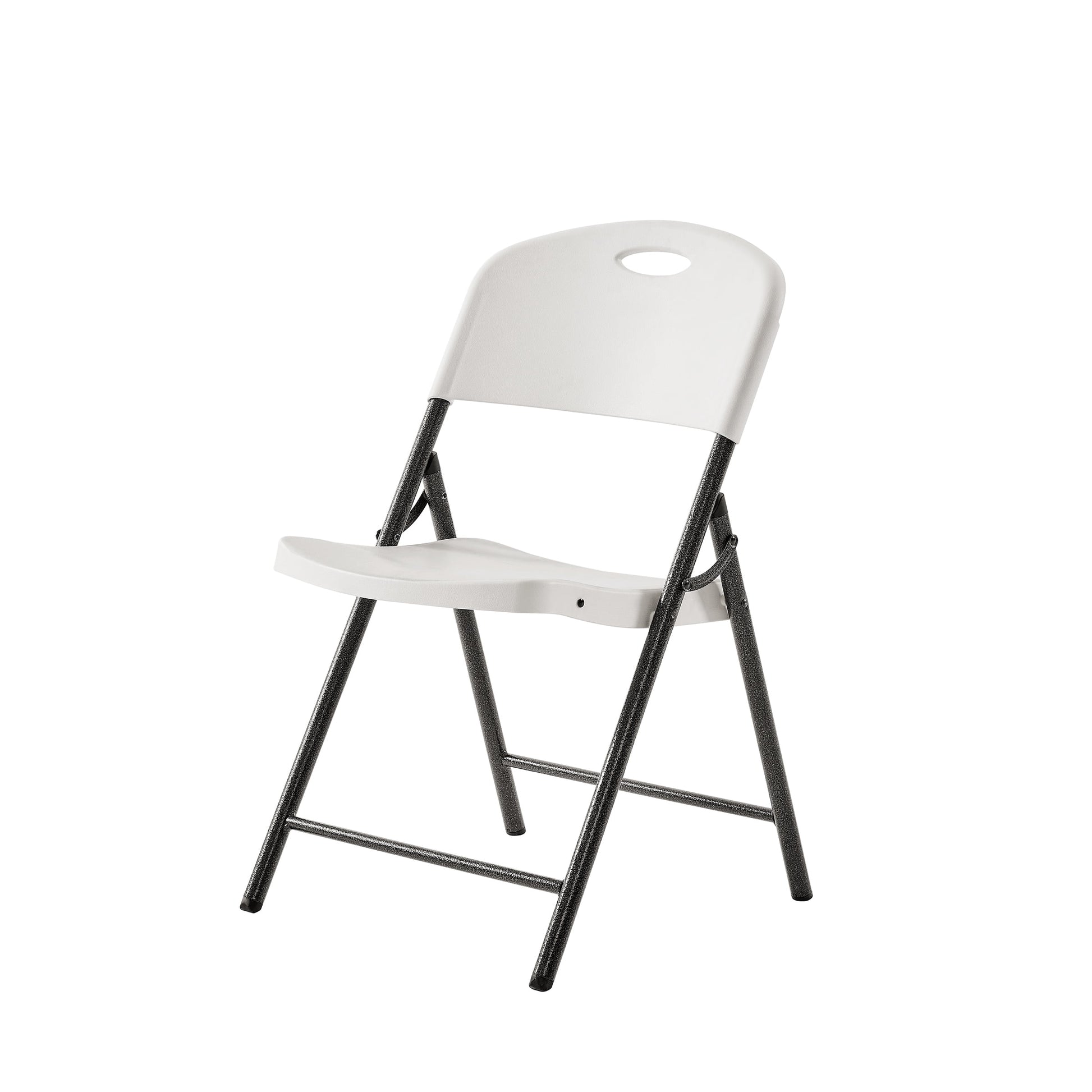 Mainstays Premium Heavy Duty Resin Folding Chair, White