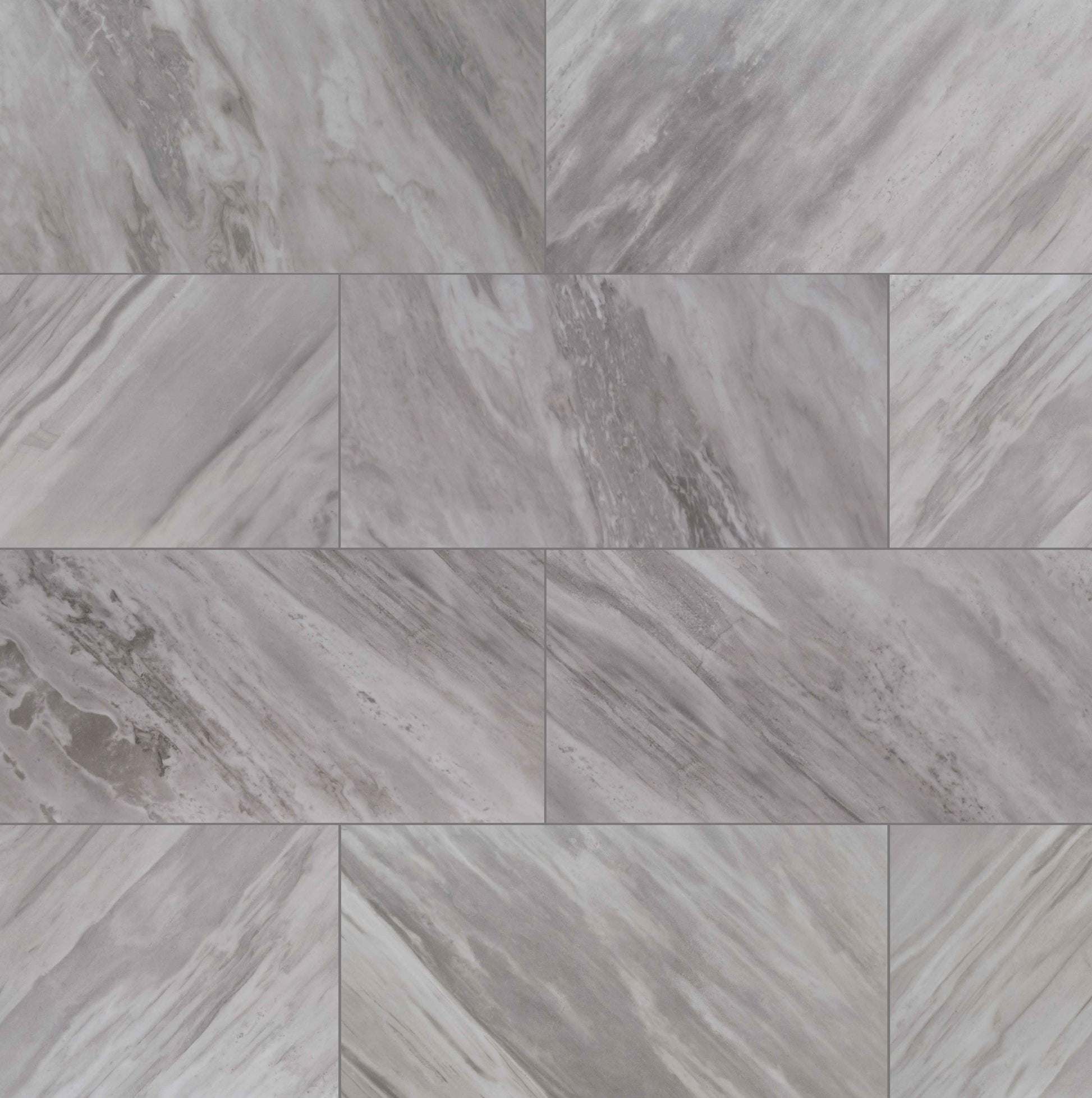 MSI Eden Bardiglio 12 In. X 24 In. Polished Porcelain Floor And Wall Tile ( 16 Sq. Ft./Case )