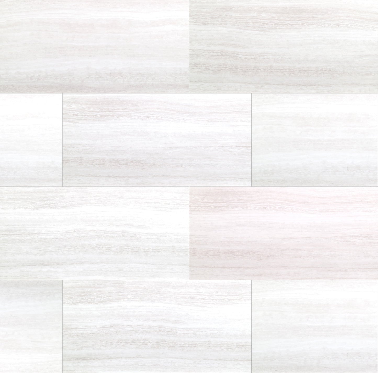 MSI White Ocean 11.81 in. x 23.62 in. Rigid Core Luxury Vinyl Tile Flooring (19.37 sq. ft. / case)