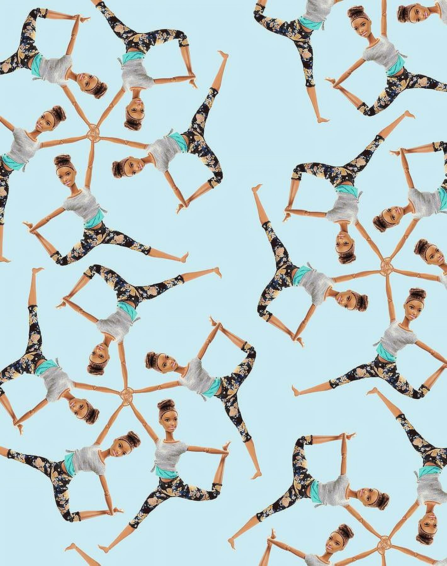 Made to Move Kaleidoscope Removable Vinyl Wallpaper by Barbie, Sky