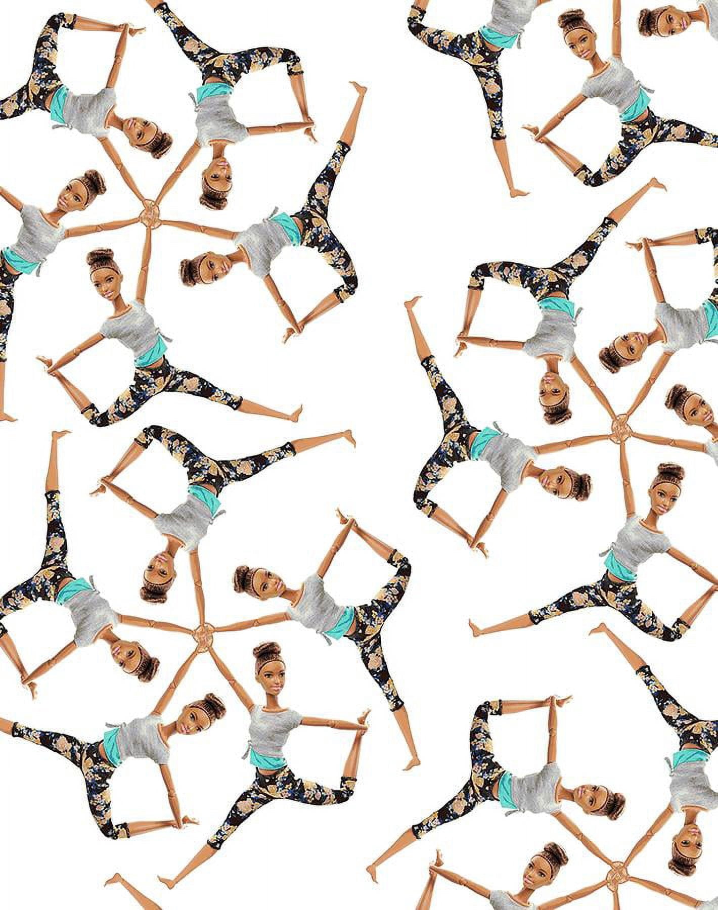 Made to Move Kaleidoscope Removable Vinyl Wallpaper by Barbie, White