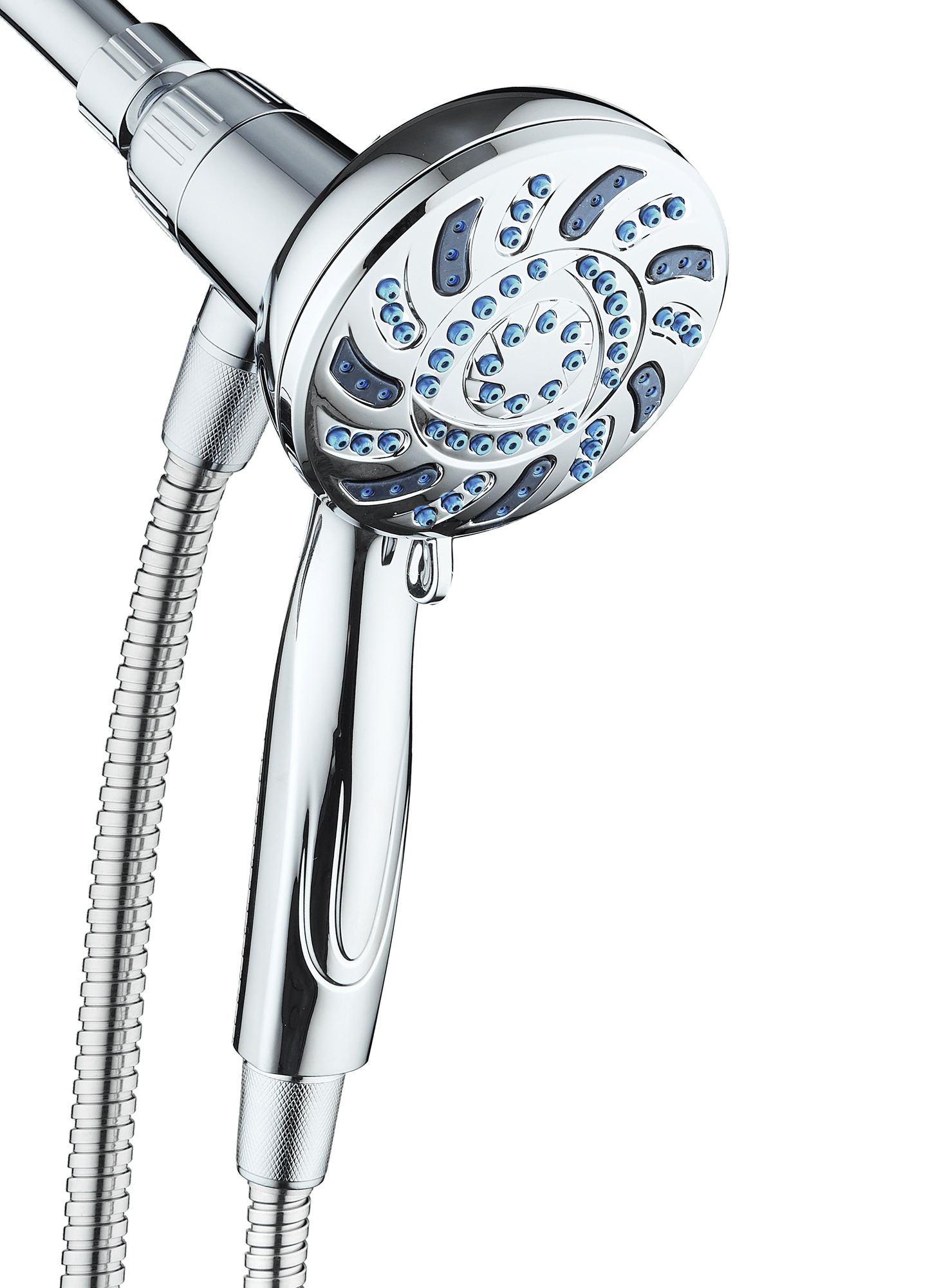 Magneton by AquaCare - High-pressure 6-setting Luxury Handheld Showerhead with Space-age Socket-Lock Magnetic Docking and Antimicrobial Nozzles