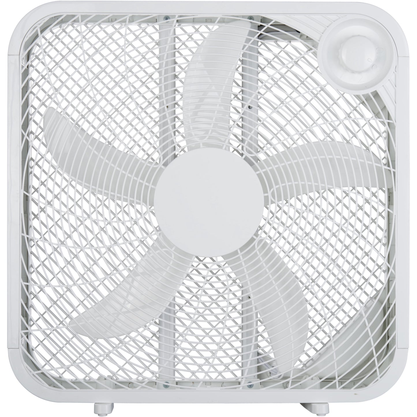 Mainstays 20-inch White Box Fan with 3-Speed Control and Easy-Carry Handle, FB50-16HWV